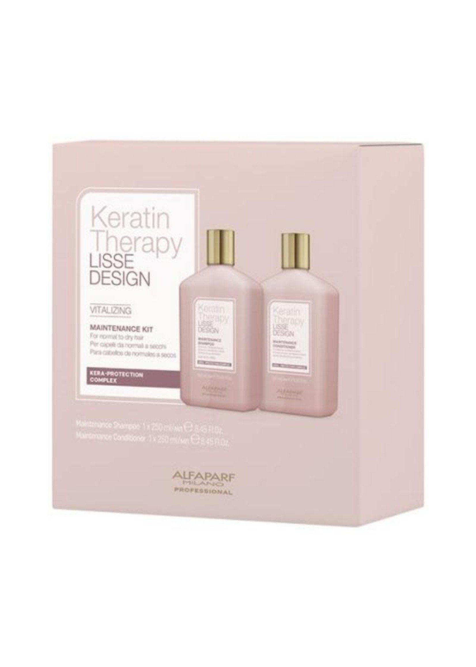 Alfaparf Alfaparf Keratin Therapy Lisse Design Vitalizing Maintenance Kit