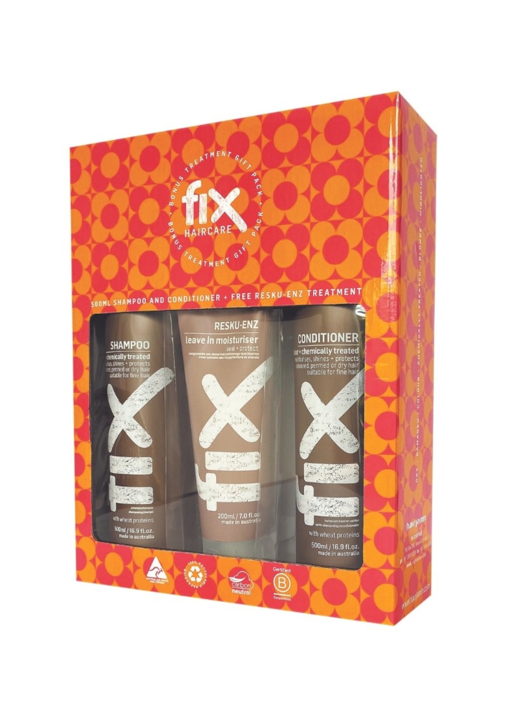Fix Fix Colour + Chemically Treated Trio Pack