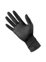 Lilith Salon Latex Gloves - Powder Free - Black - Small - Pair