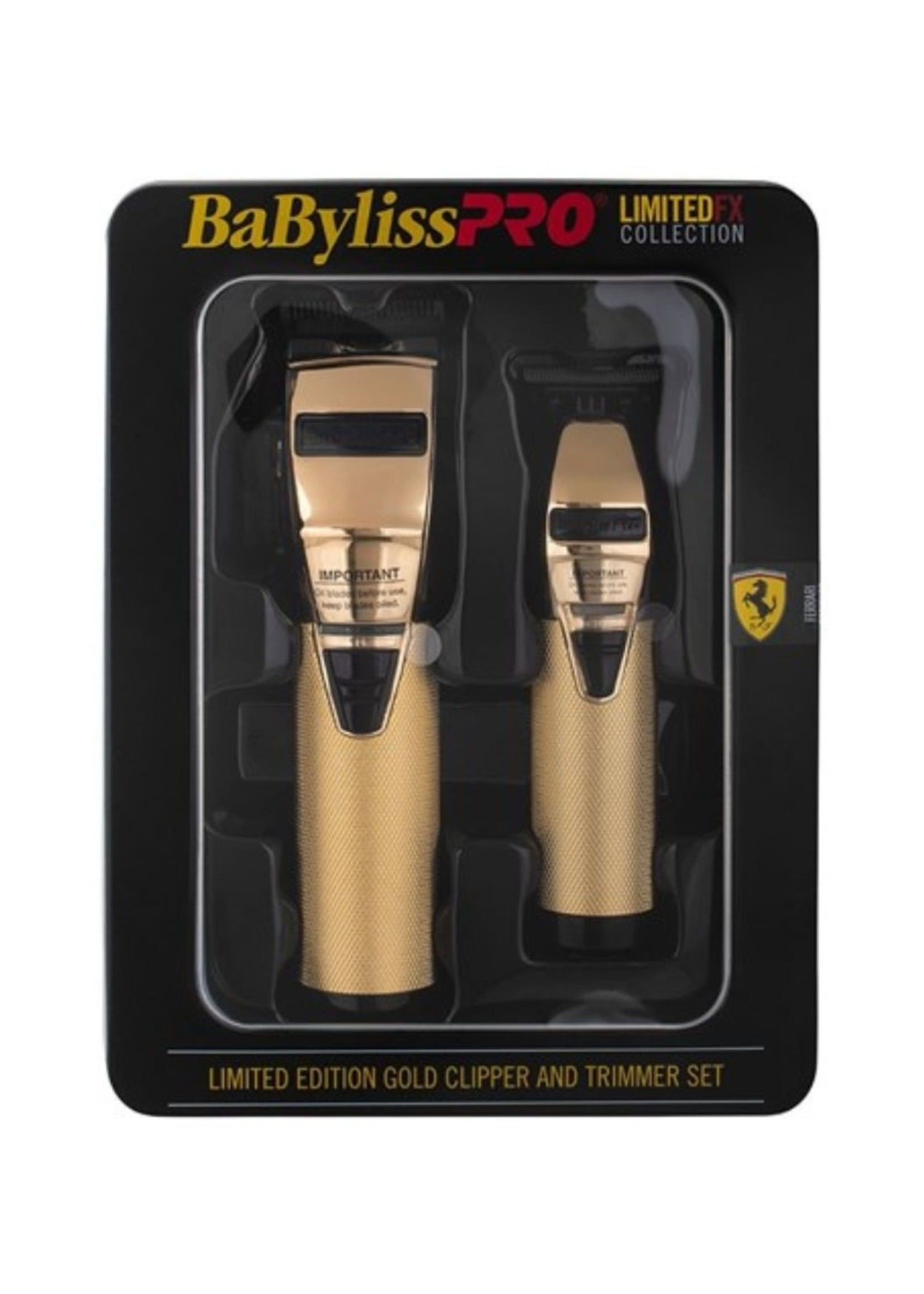 BabylissPRO BabylissPRO Limited FX Gold Clipper and Outliner Trimmer Duo