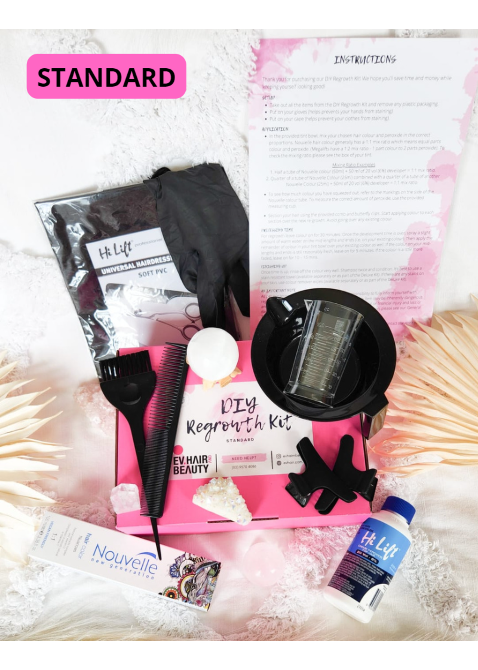 DIY Professional Home Hair Dye Kit - Regrowth