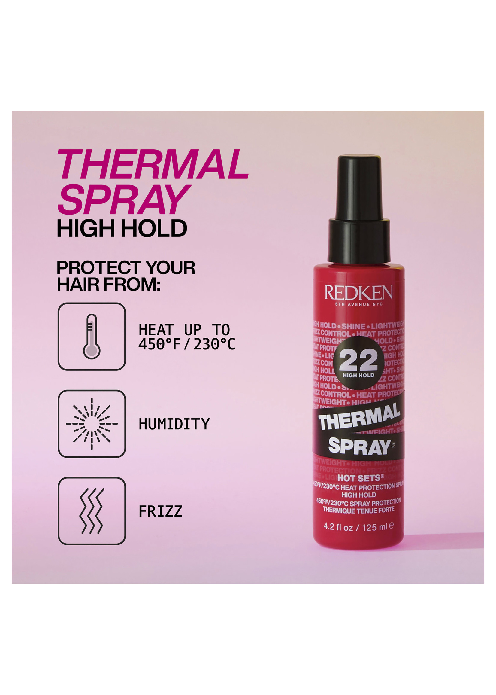 Redken Redken 22 Thermal Spray Hot Sets 125ml