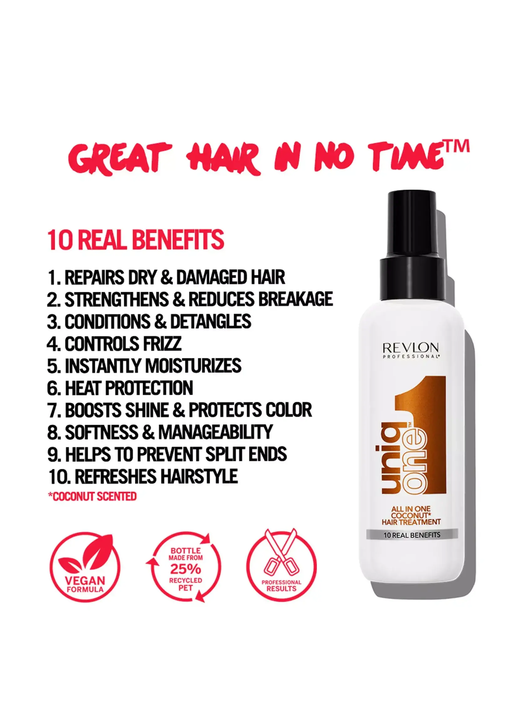Revlon Professional Revlon Professional Uniqone Hair Treatment 150ml - Coconut Fragrance