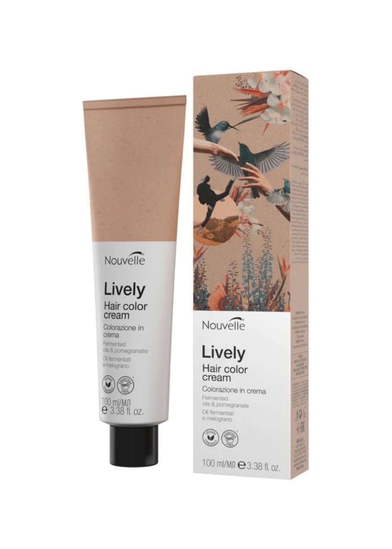 Nouvelle Nouvelle Lively Ammonia-Free Hair Colour 3 Dark Brown 100ml