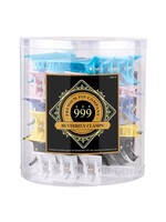 999 Premium Pin Company 999 Butterfly Clip Large Pastel Tub 36pcs