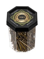 999 Premium Pin Company 999 Bobby Pins 2 Inch Bronze Tub 250pcs