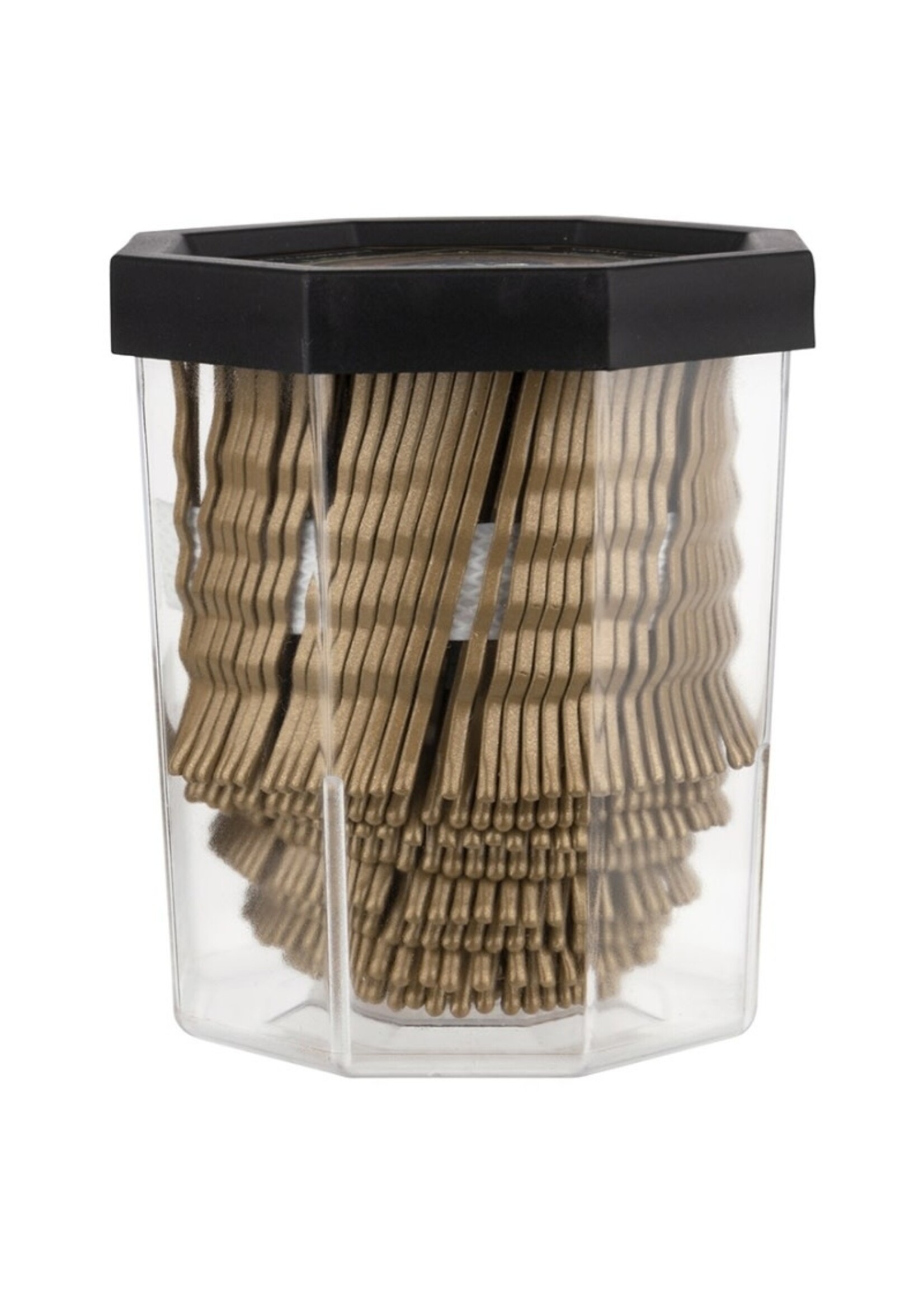 999 Premium Pin Company 999 Bobby Pins 2 Inch Matte Gold Tub 250g