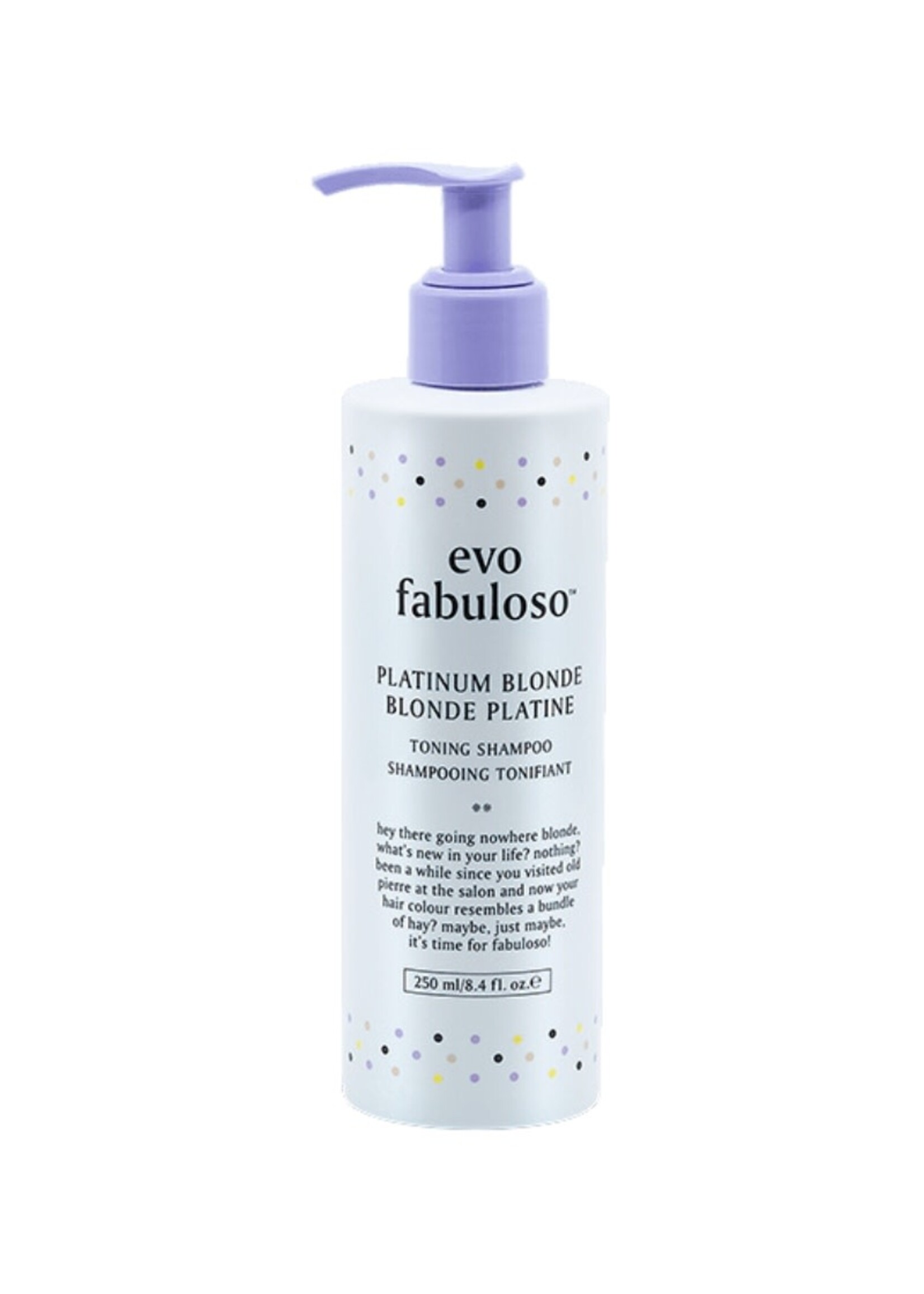 Evo Evo Fabuloso Platinum Blonde Toning Shampoo 250ml