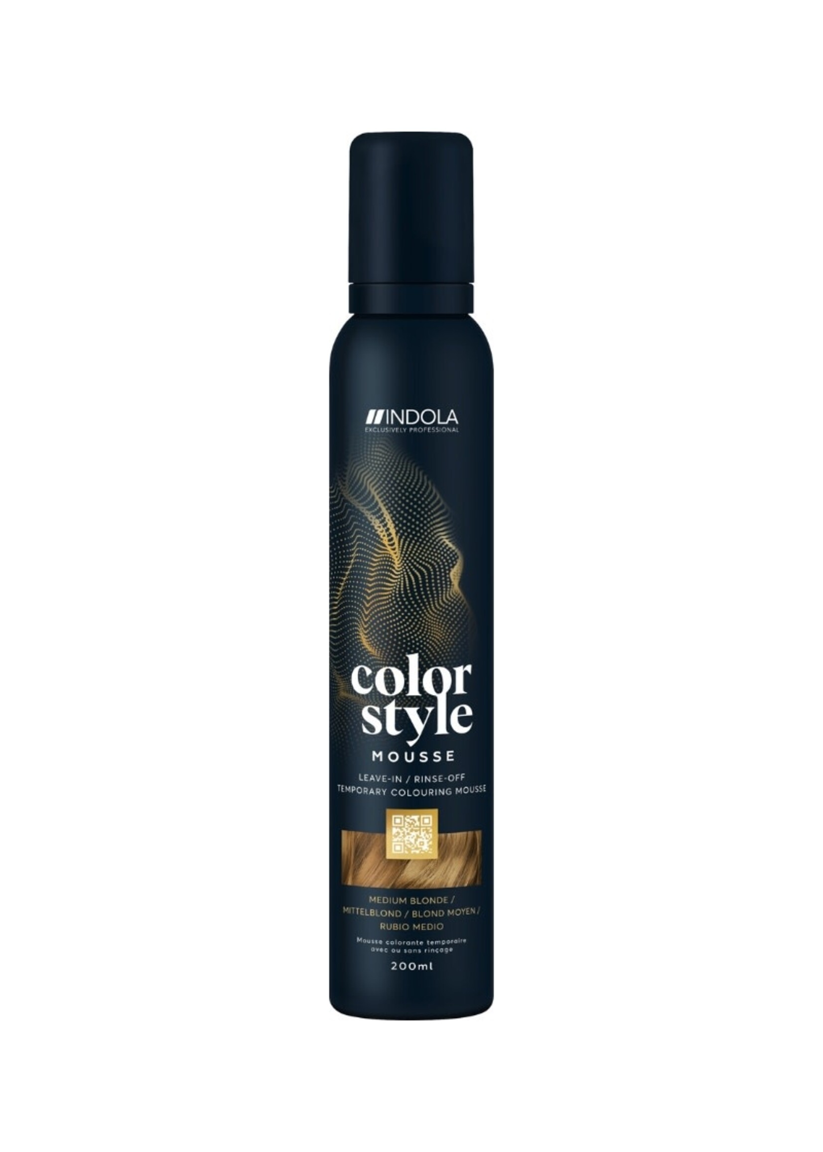 Indola Indola Color Style Mousse Medium Blonde 200ml