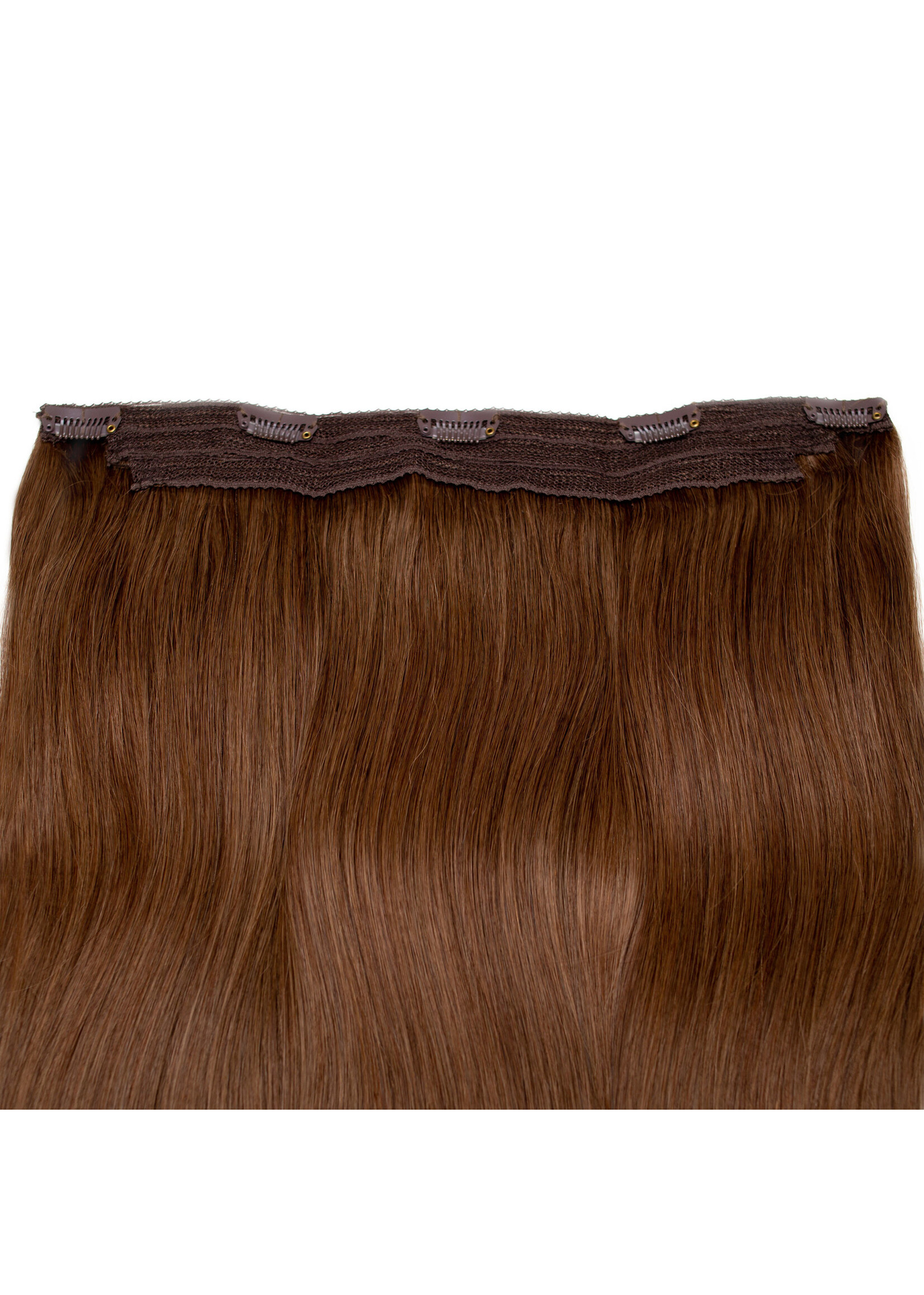 Seamless1 Seamless1 Human Hair Clip-in 1pc Hair Extensions 21.5 Inches - Mocha
