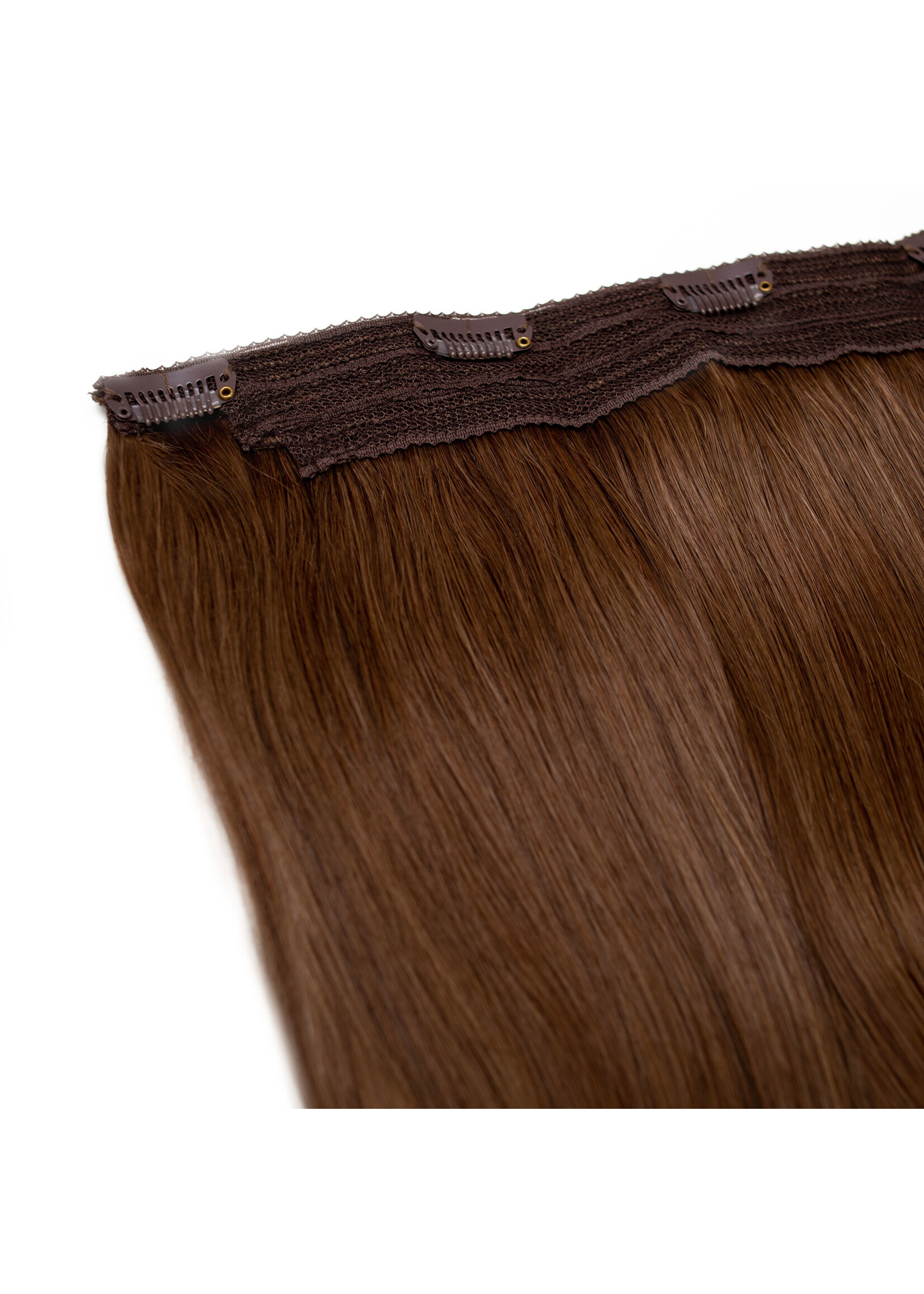 Seamless1 Seamless1 Human Hair Clip-in 1pc Hair Extensions 21.5 Inches - Mocha