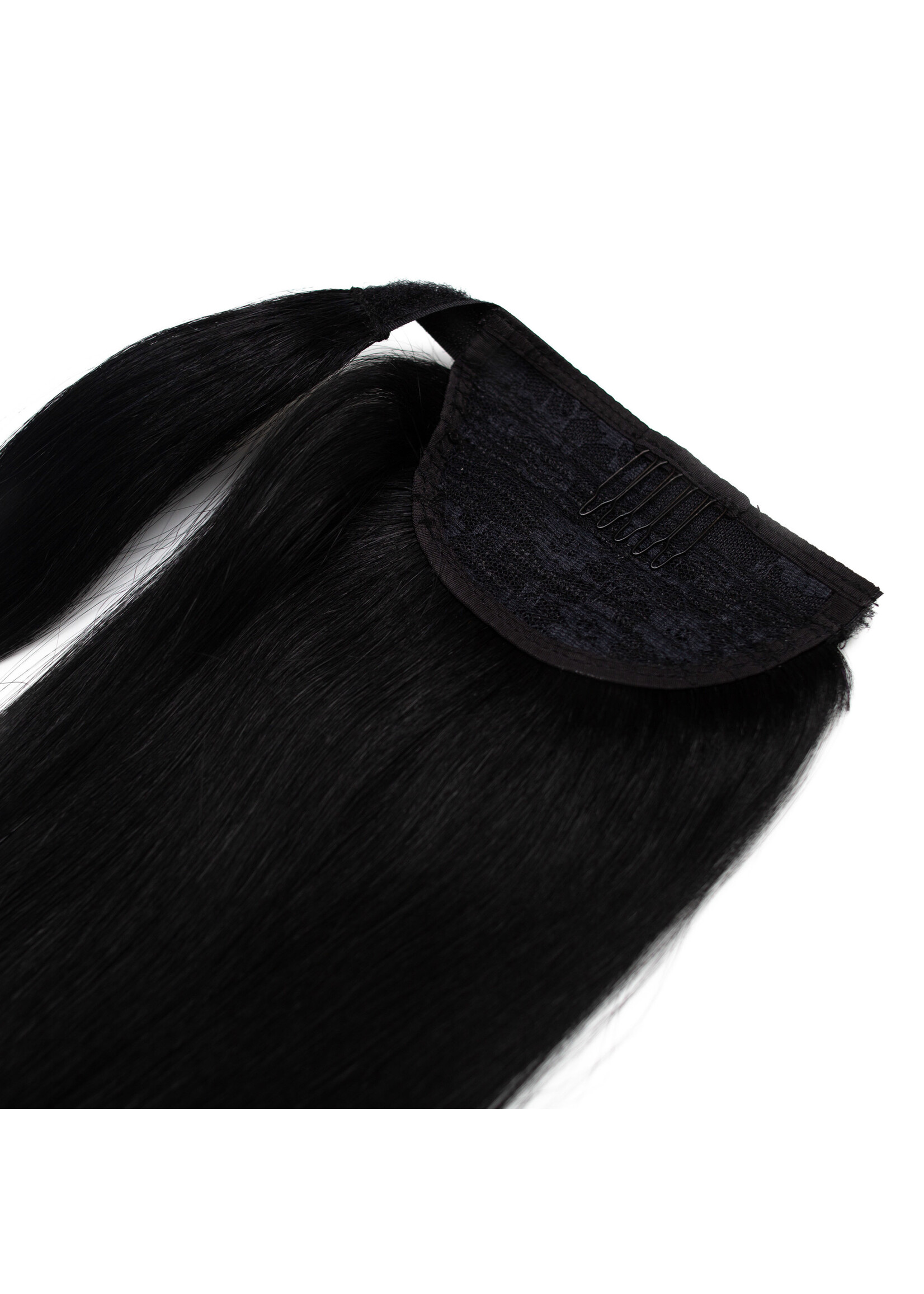 Seamless1 Seamless1 Ponytail Human Hair Extension 21.5 Inches - Midnight