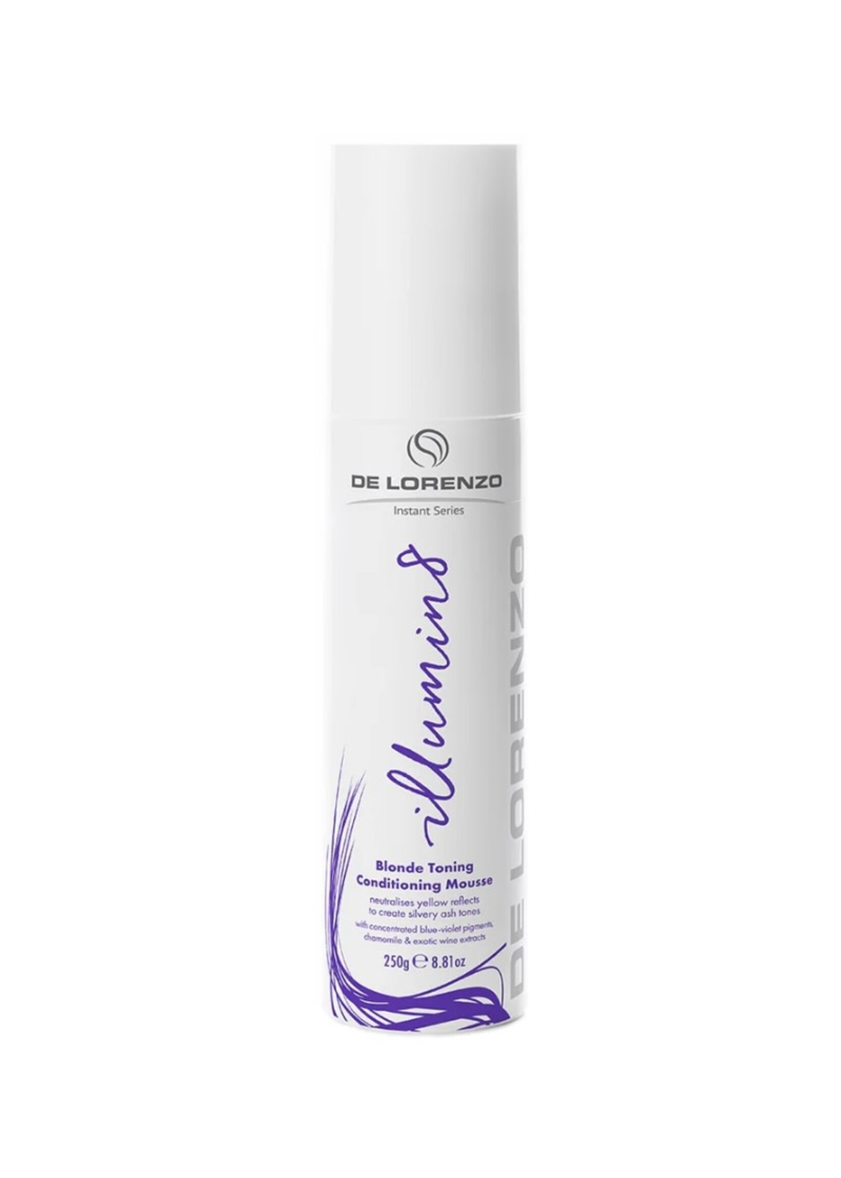 De Lorenzo De Lorenzo Illumin8 Blonde Toning Conditioning Mousse 250g (Classic)