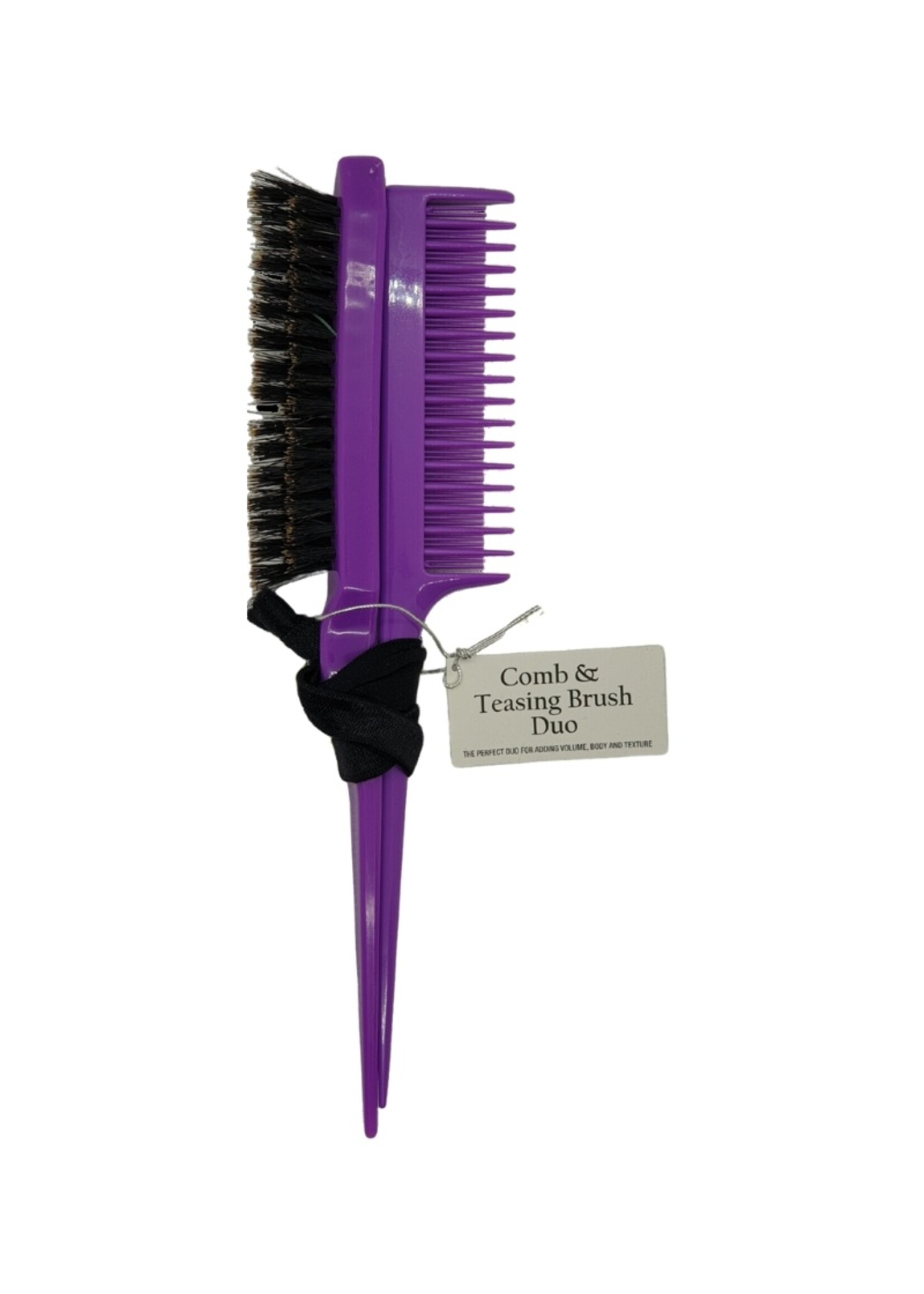 999 Premium Pin Company 999 Teasing Brush & Comb Duo Purple