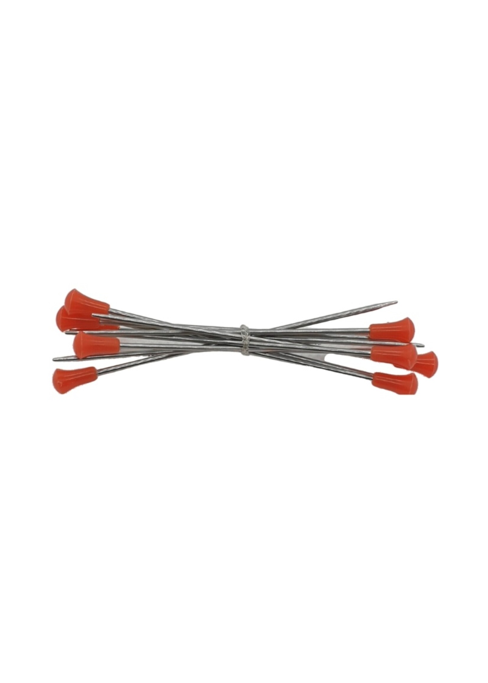 999 Premium Pin Company 999 Roller Pins Metal Red 10pk