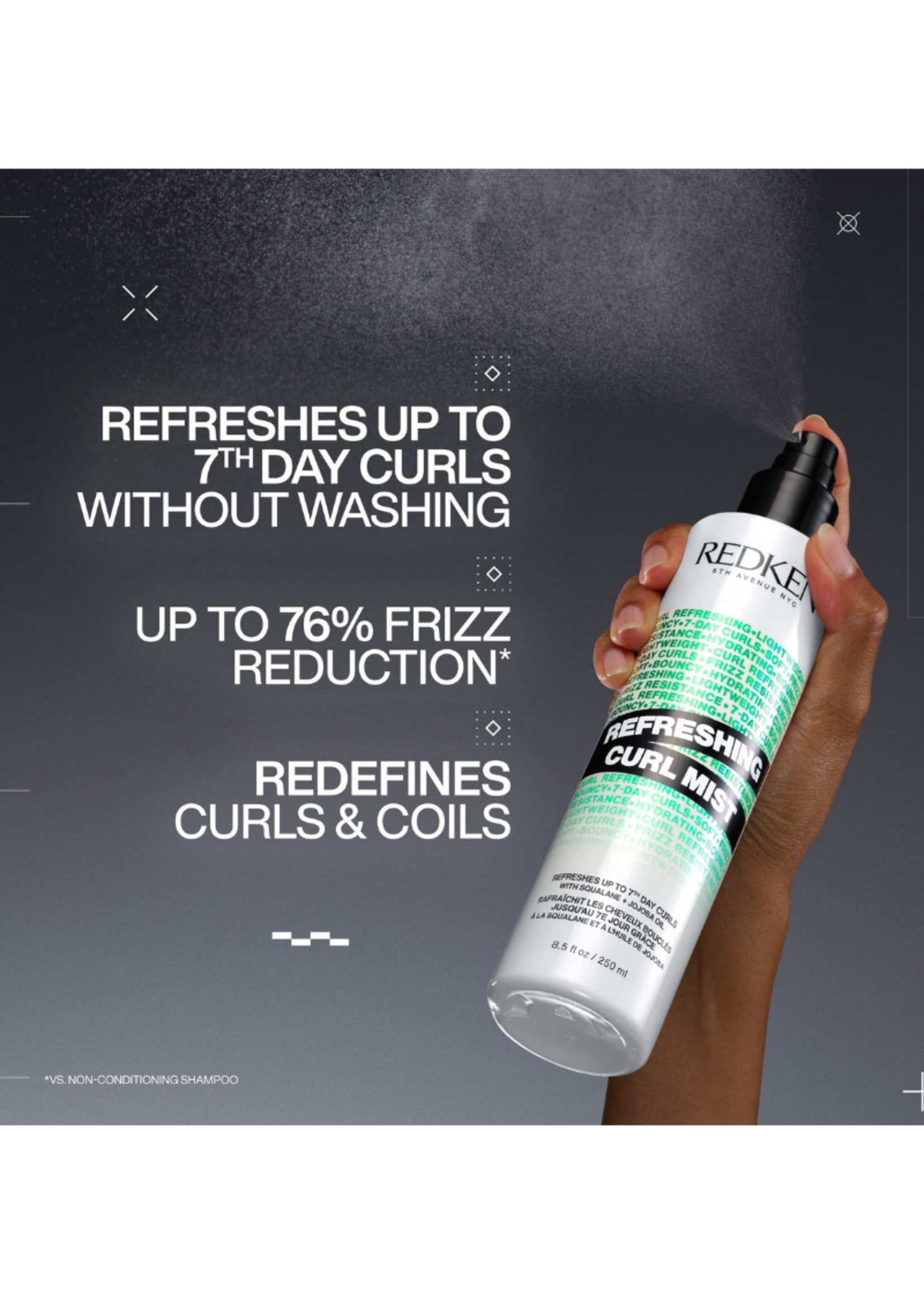 Redken Redken Refreshing Curl Mist 250ml