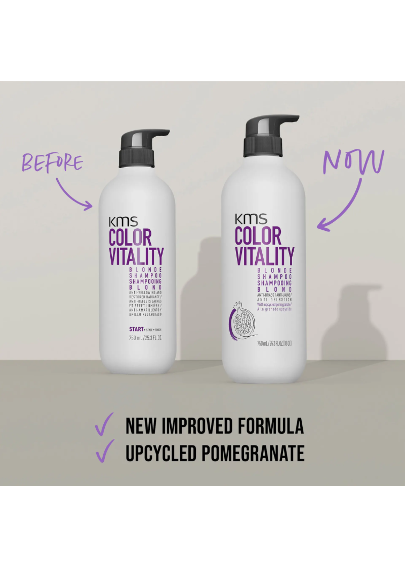 KMS KMS Colorvitality Blonde Shampoo 750ml
