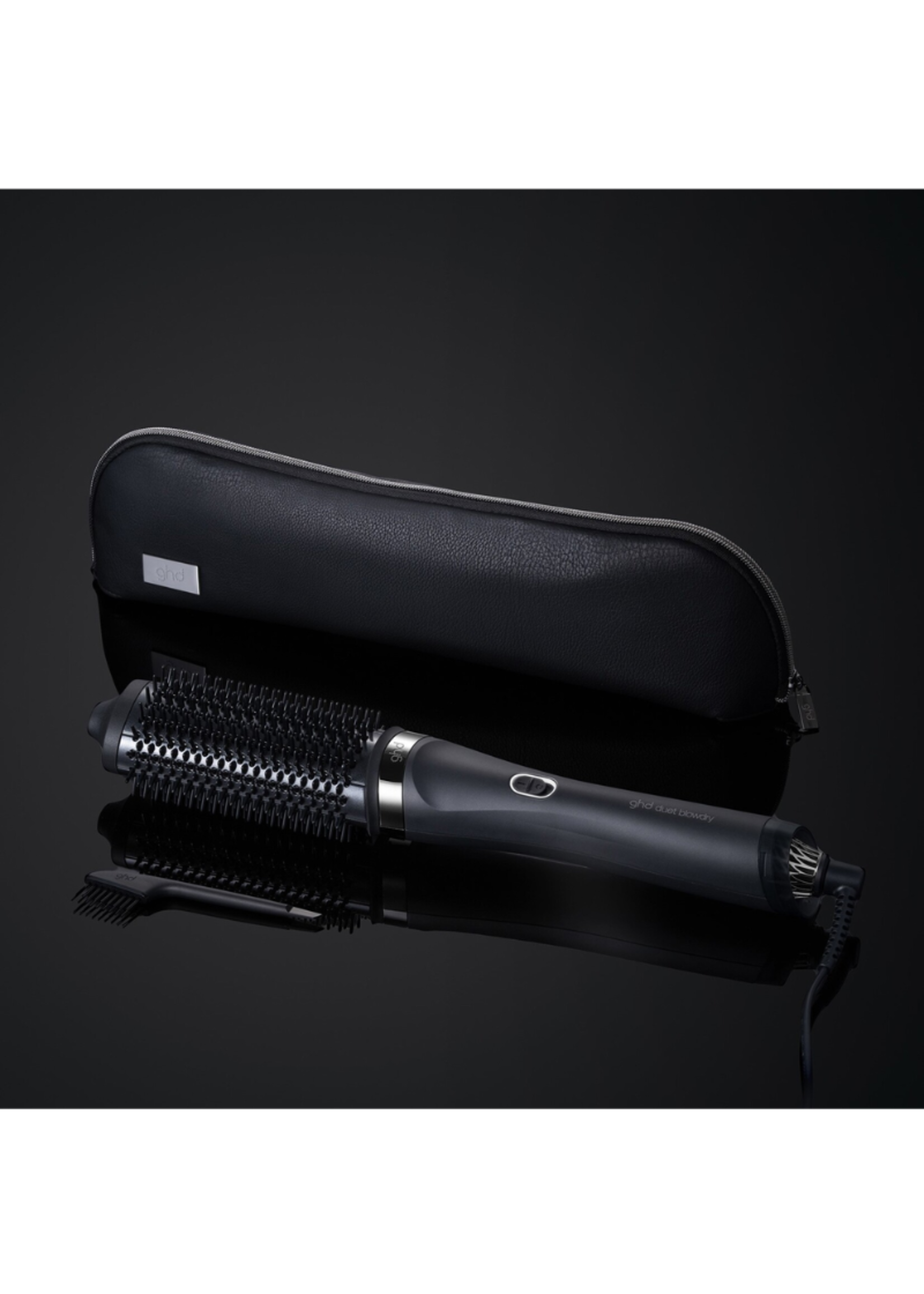 GHD GHD Duet Blowdry Hair Dryer Brush - Black