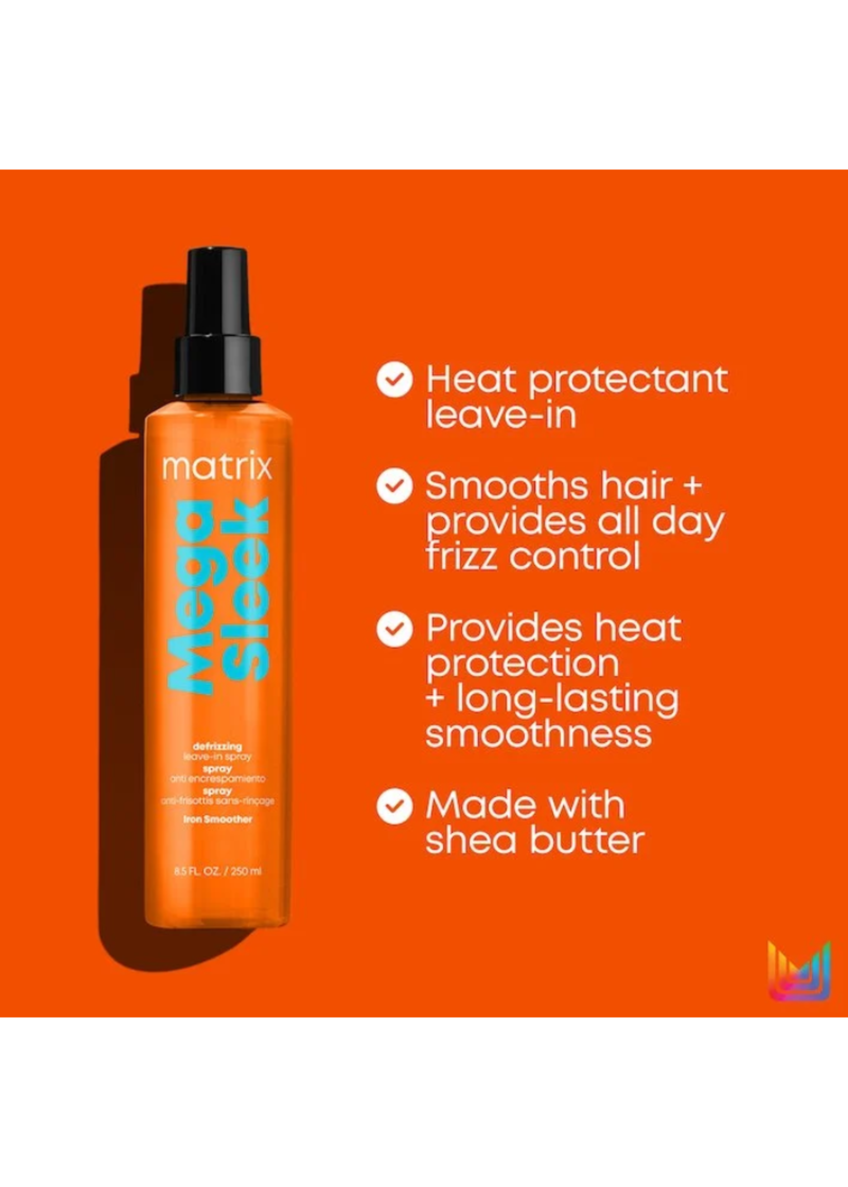 Matrix Matrix Mega Sleek Iron Smoother 250ml (Classic)