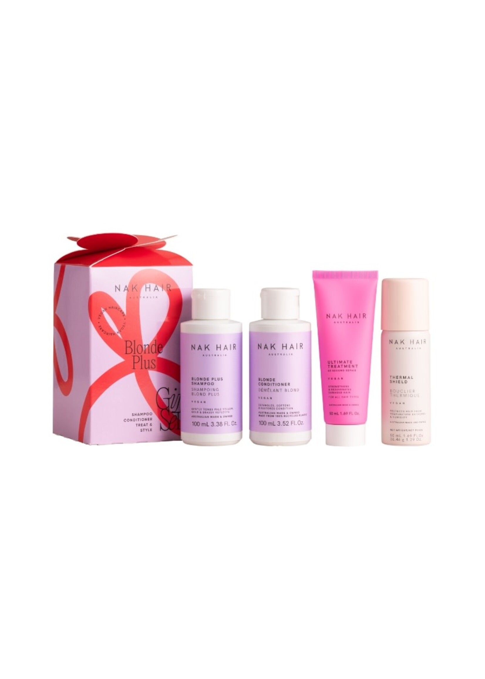 Nak Xmas 2024 Mini Quad Pack Blonde Plus EV Hair and Beauty