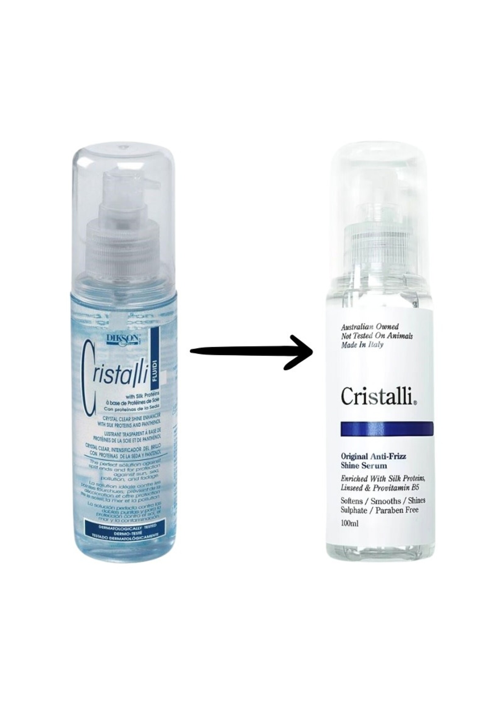 Cristalli Original Anti-Frizz Shine Serum 100ml