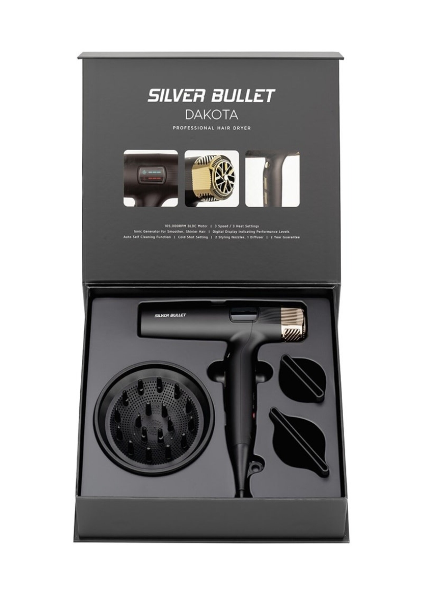 Silver Bullet Silver Bullet Dakota Dryer - Black