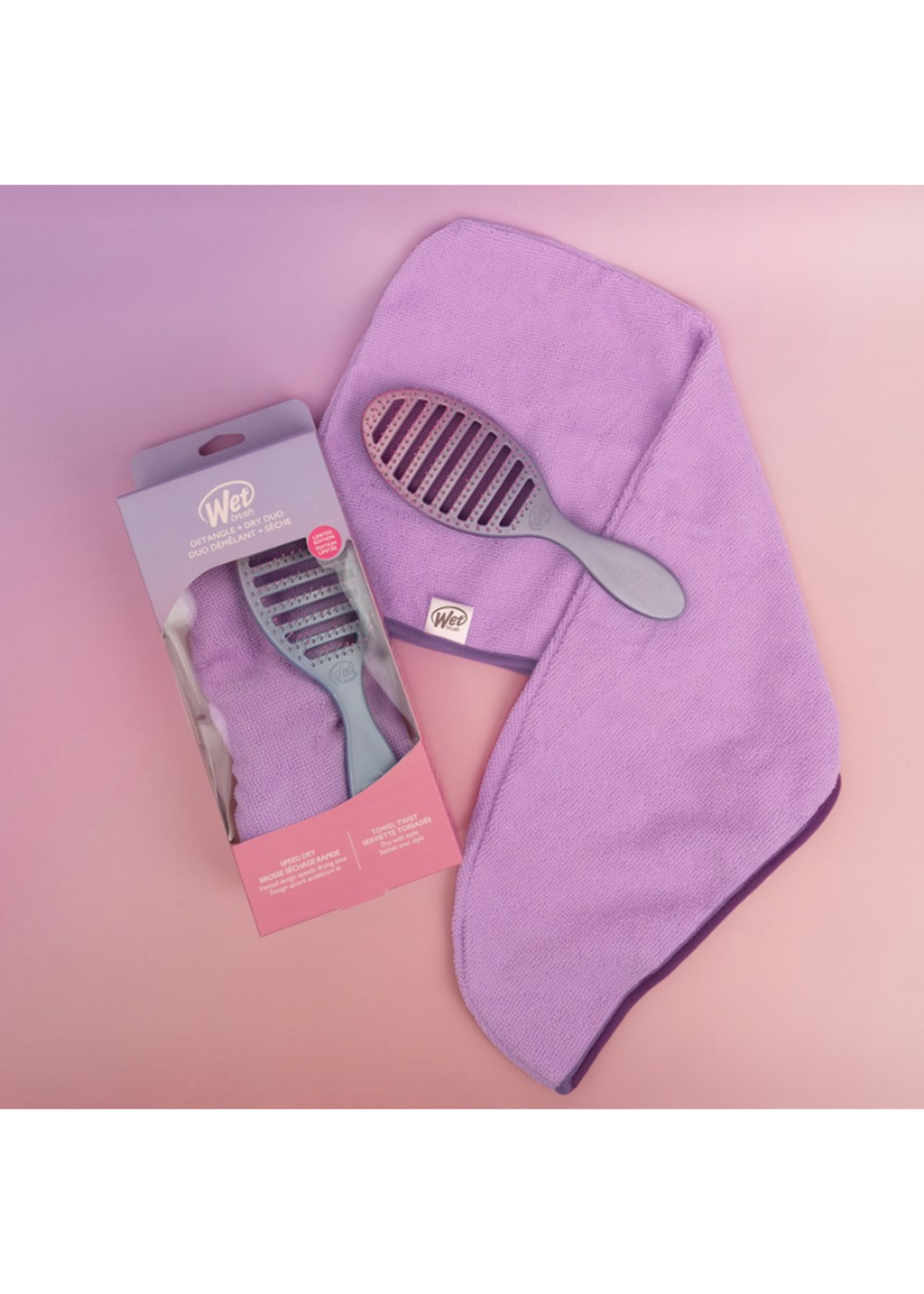WetBrush WetBrush Feel Good Ombre Detangle & Dry Kit
