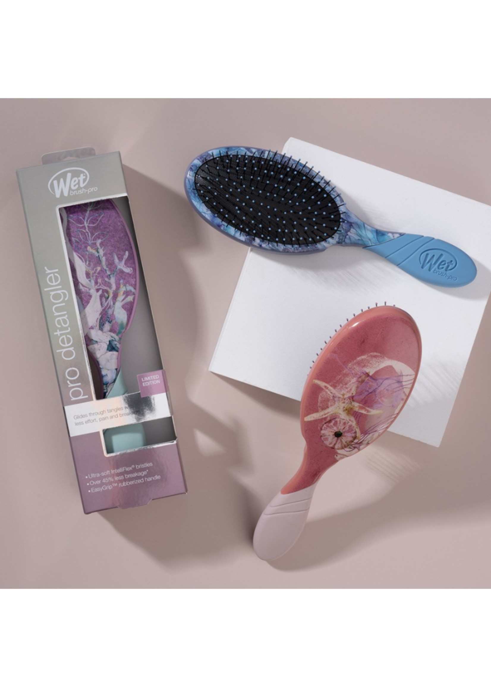 WetBrush WetBrush Pro Ocean Reef Detangler Blue