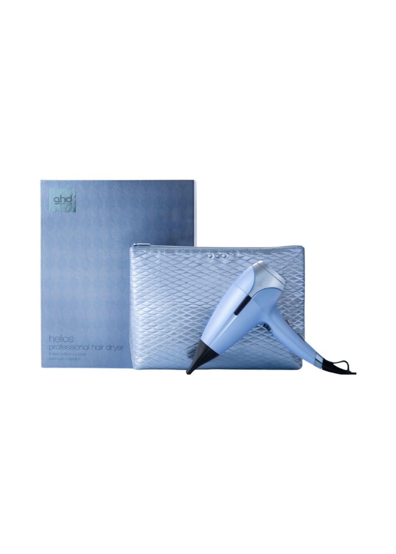 GHD GHD Xmas 2024 Iced Luxe Collection Helios Hairdryer In Icy Blue Limited Edition