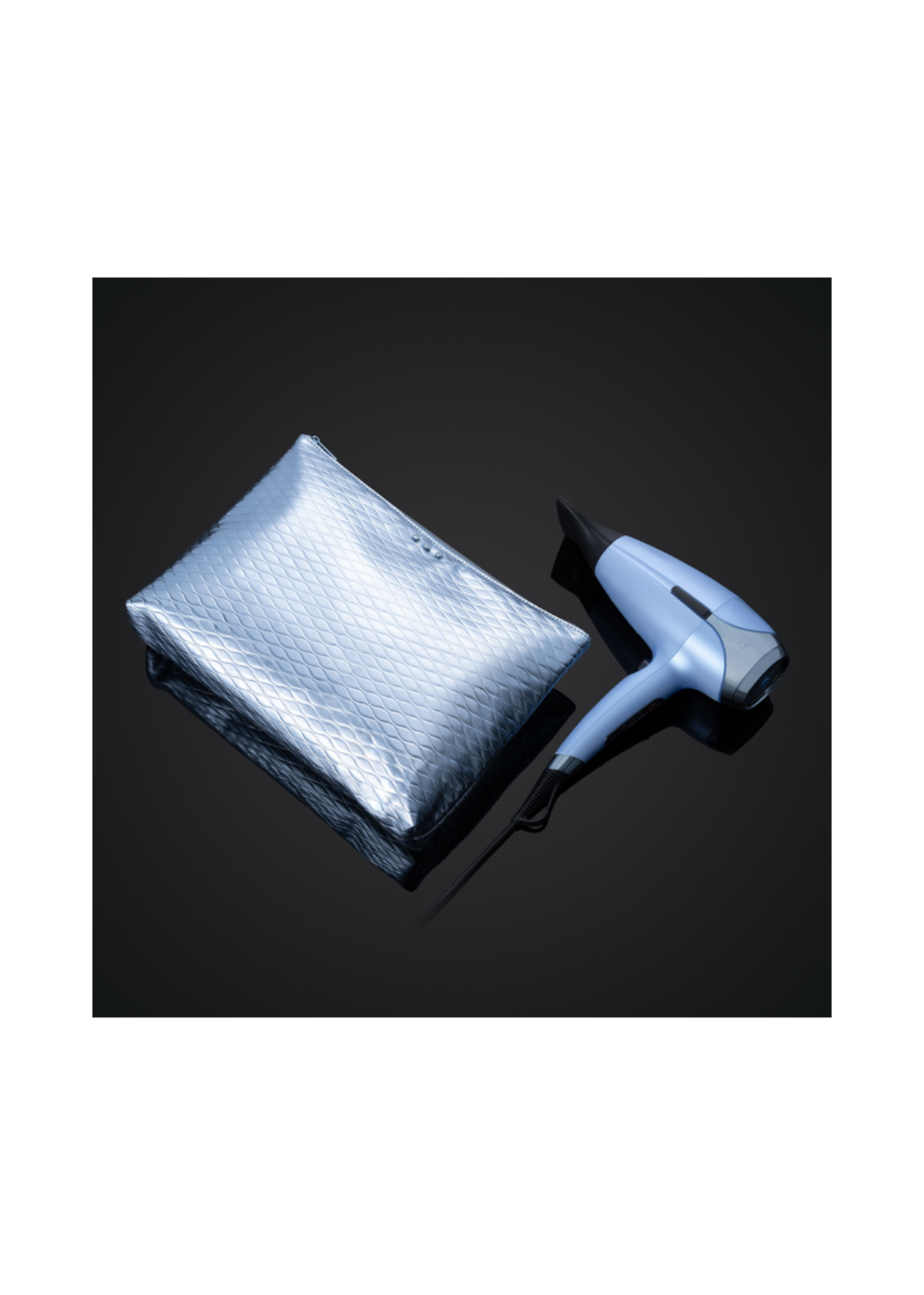 GHD GHD Xmas 2024 Iced Luxe Collection Helios Hairdryer In Icy Blue Limited Edition