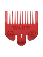 Wahl Professional Wahl Coloured Plastic Tab Attachment Comb #1 - Red