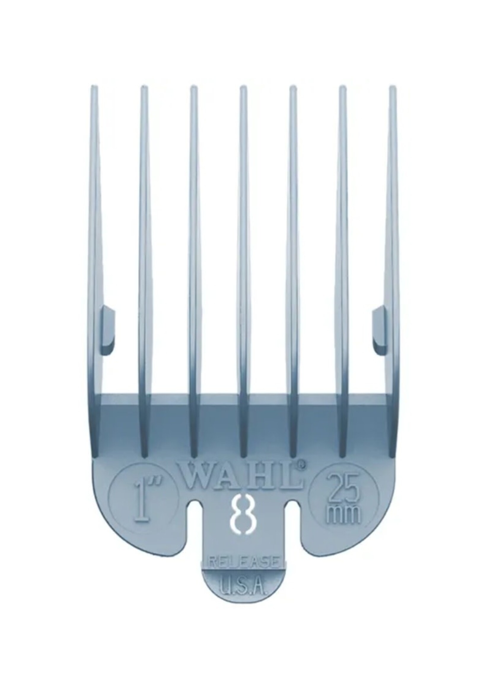 Wahl Professional Wahl Coloured Plastic Tab Attachment Comb #8 - Aqua