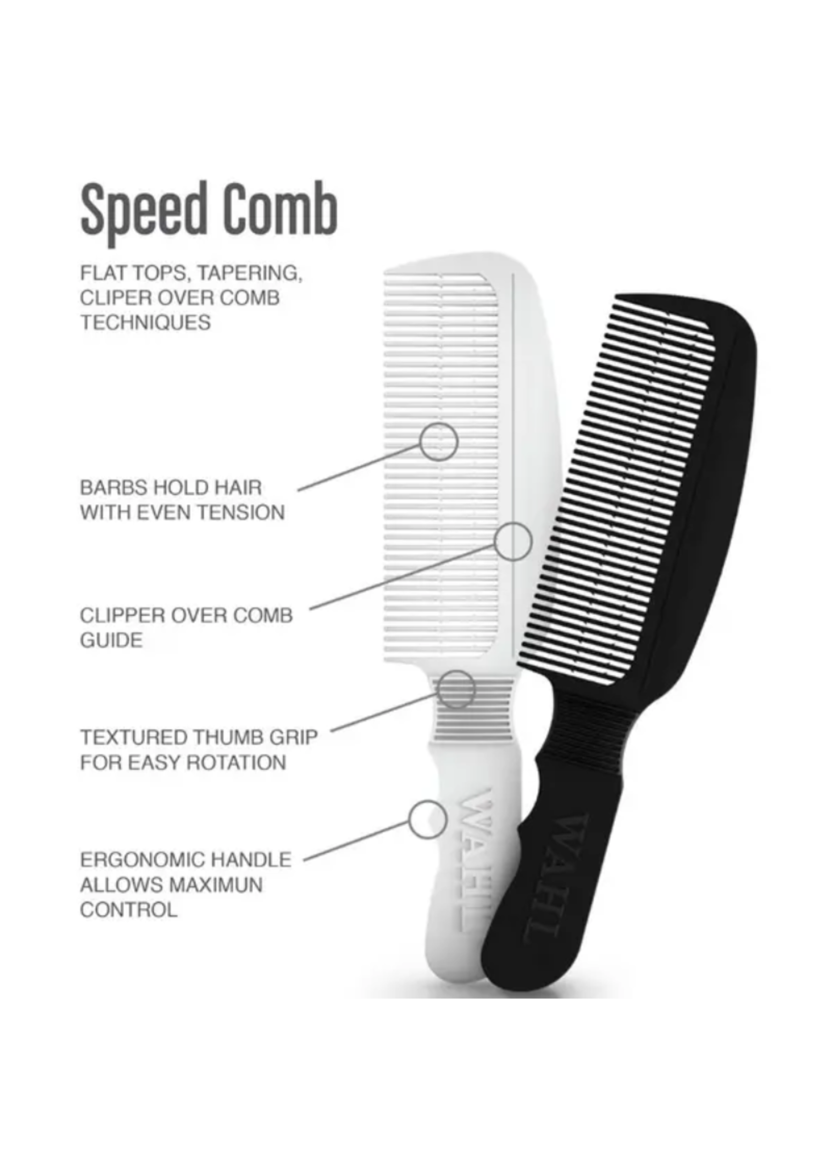 Wahl Professional Wahl Speed Comb – Black