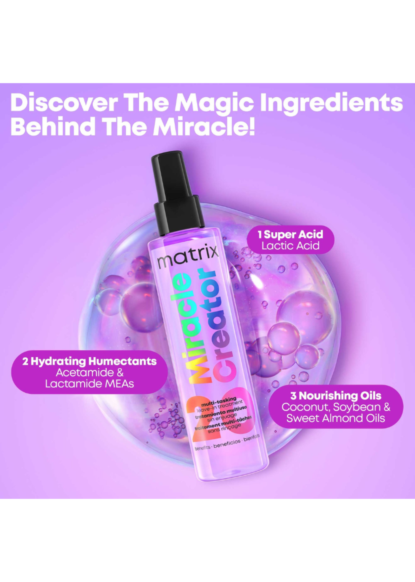 Matrix Matrix Miracle Creator Multi-Tasking Leave-in Treatment 200ml