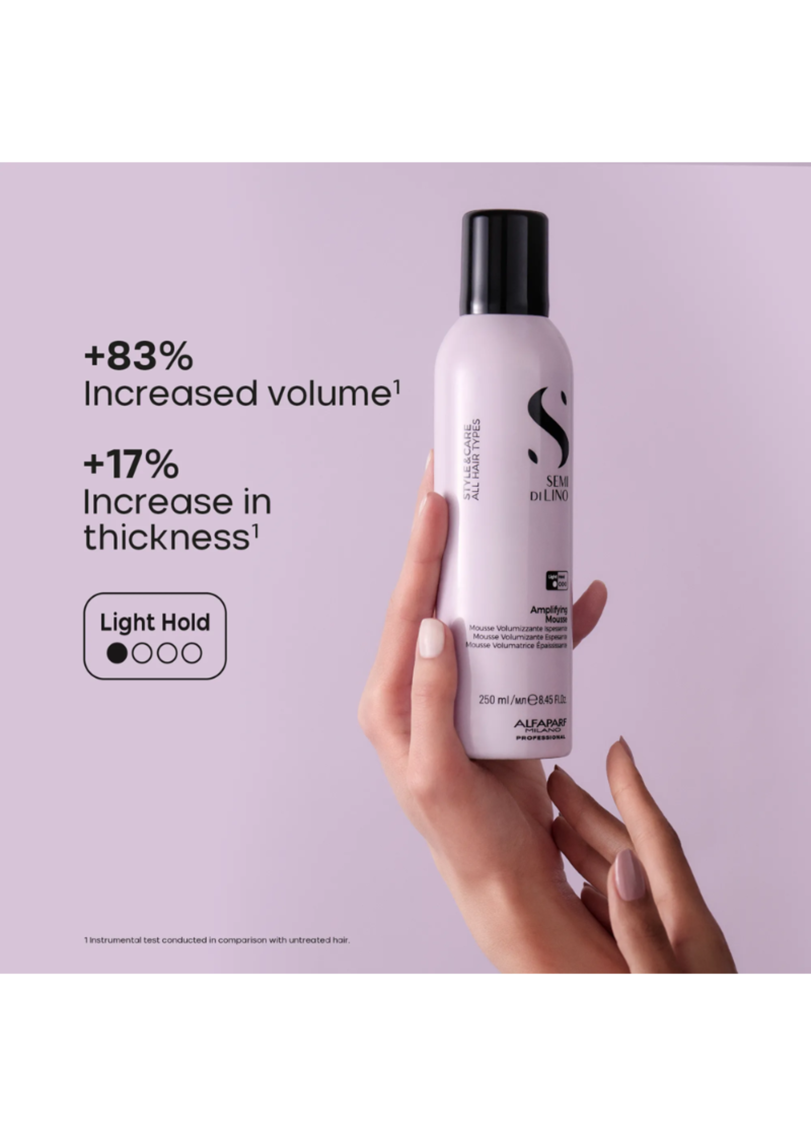Alfaparf Alfaparf Semi Di Lino Style & Care Amplifying Mousse 250ml