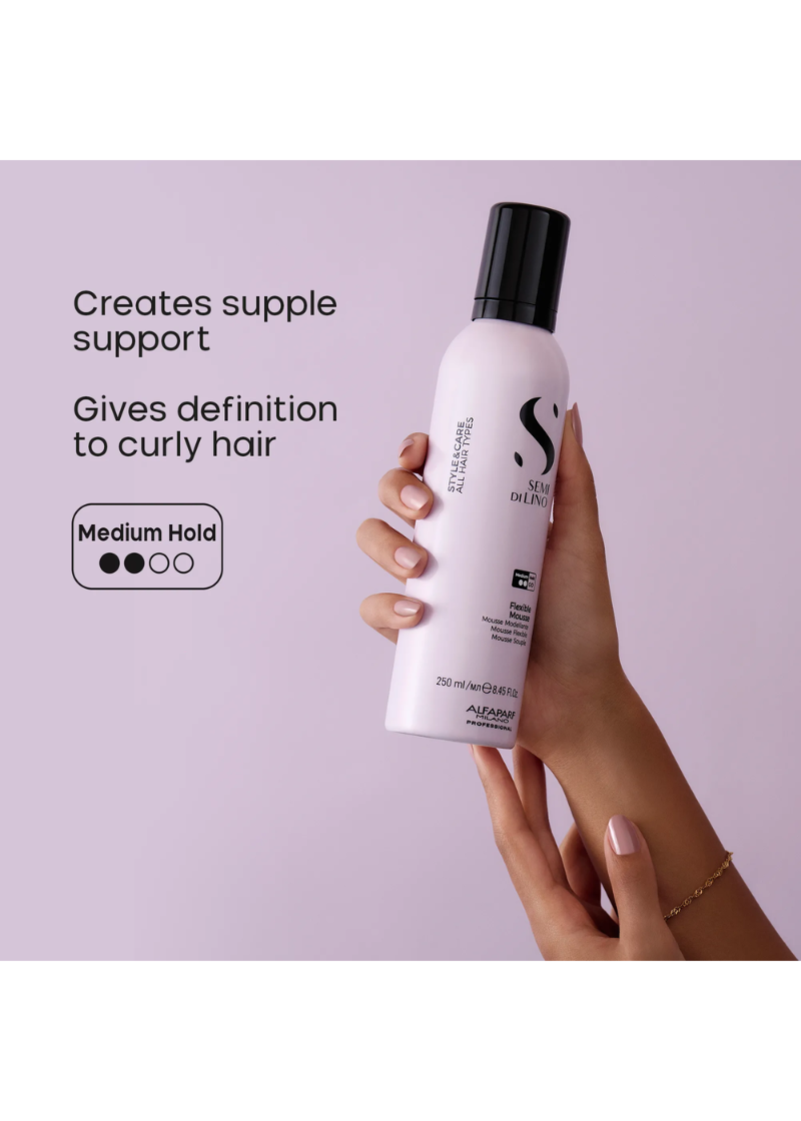 Alfaparf Alfaparf Semi Di Lino Style & Care Flexible Mousse 250ml