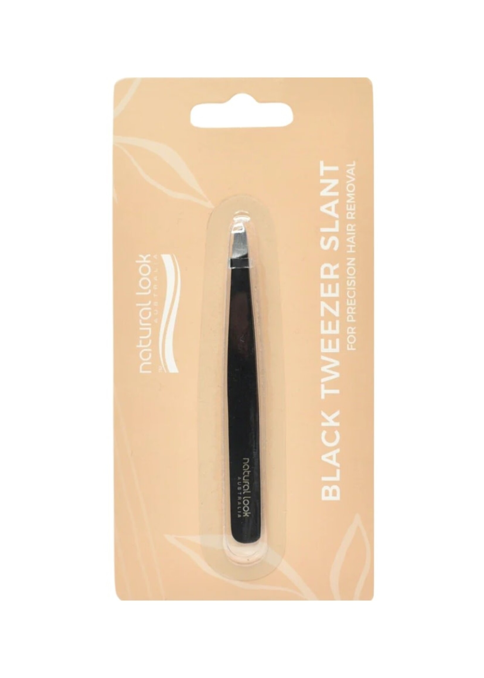 Natural Look Natural Look Implements Black Tweezer Slant