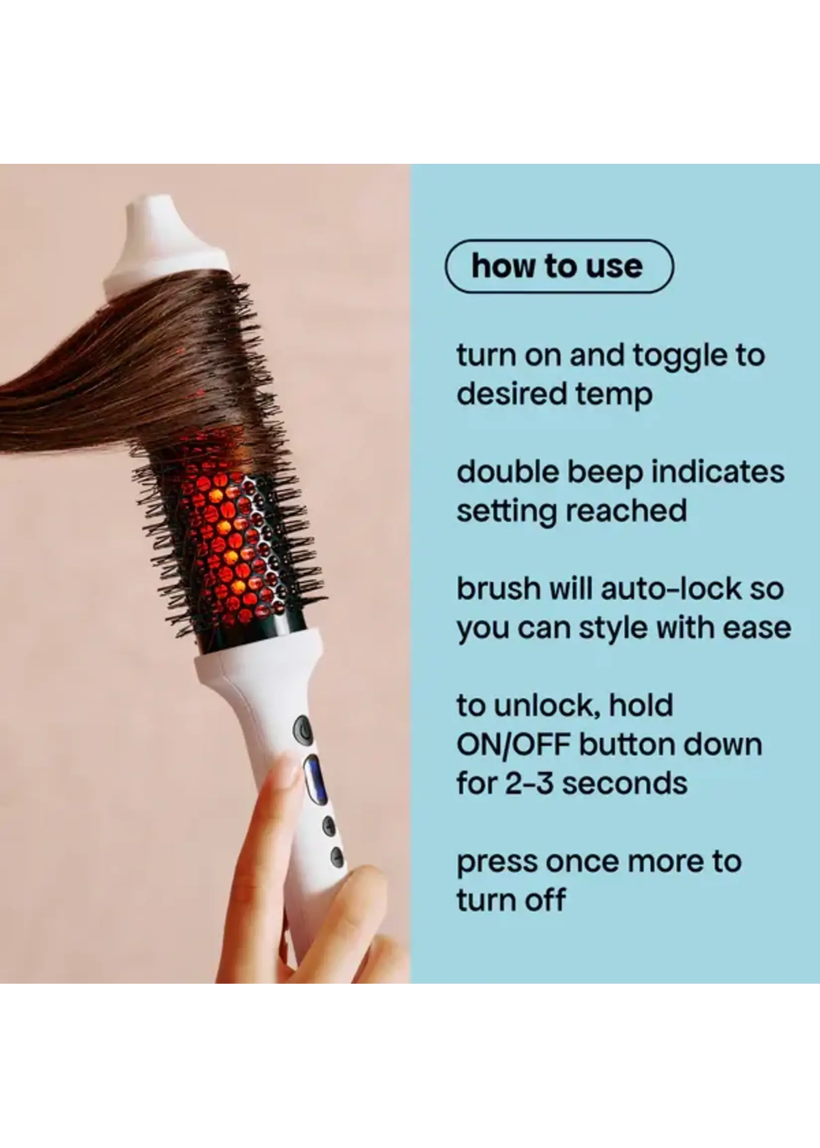 Bondi Boost Bondi Boost Infrared Bounce Brush 42mm - Biggie
