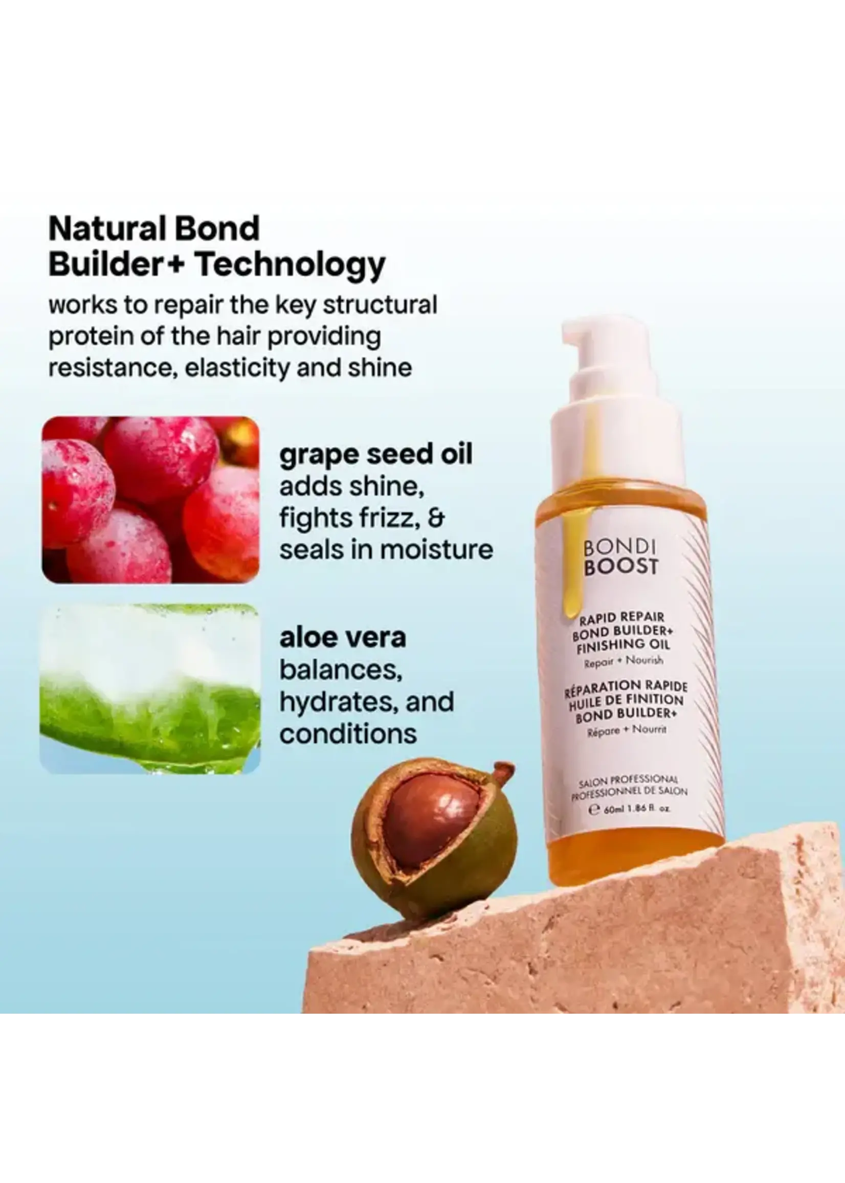 Bondi Boost Bondi Boost Rapid Repair Bond Builder Finishing Oil 60ml