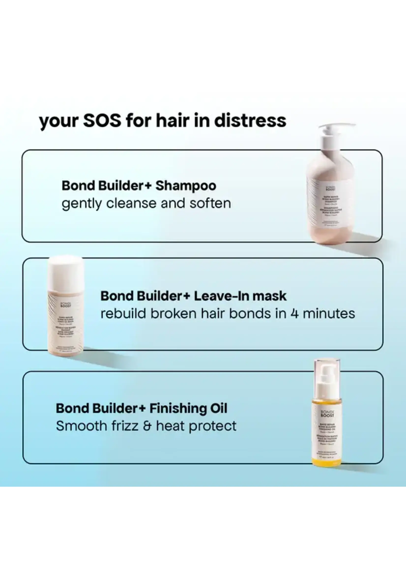 Bondi Boost Bondi Boost Rapid Repair Bond Builder Shampoo 500ml