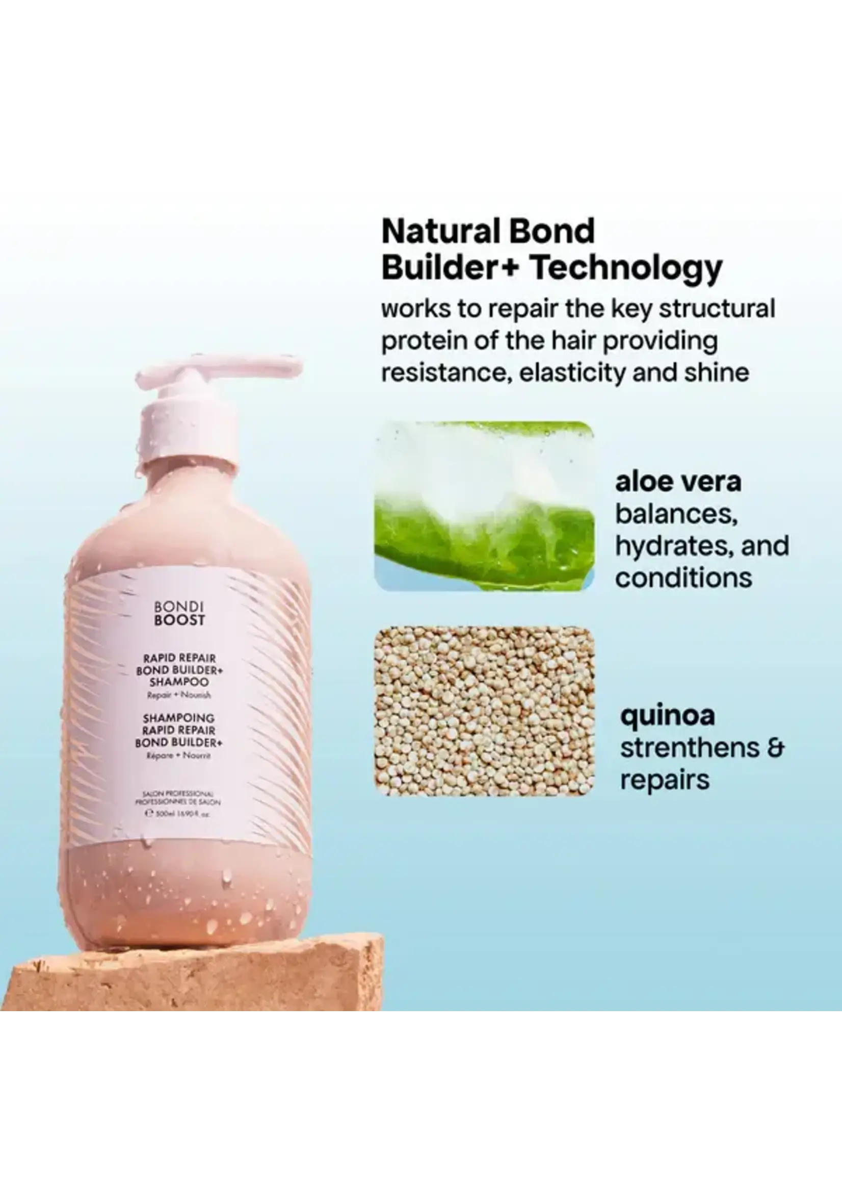 Bondi Boost Bondi Boost Rapid Repair Bond Builder Shampoo 500ml