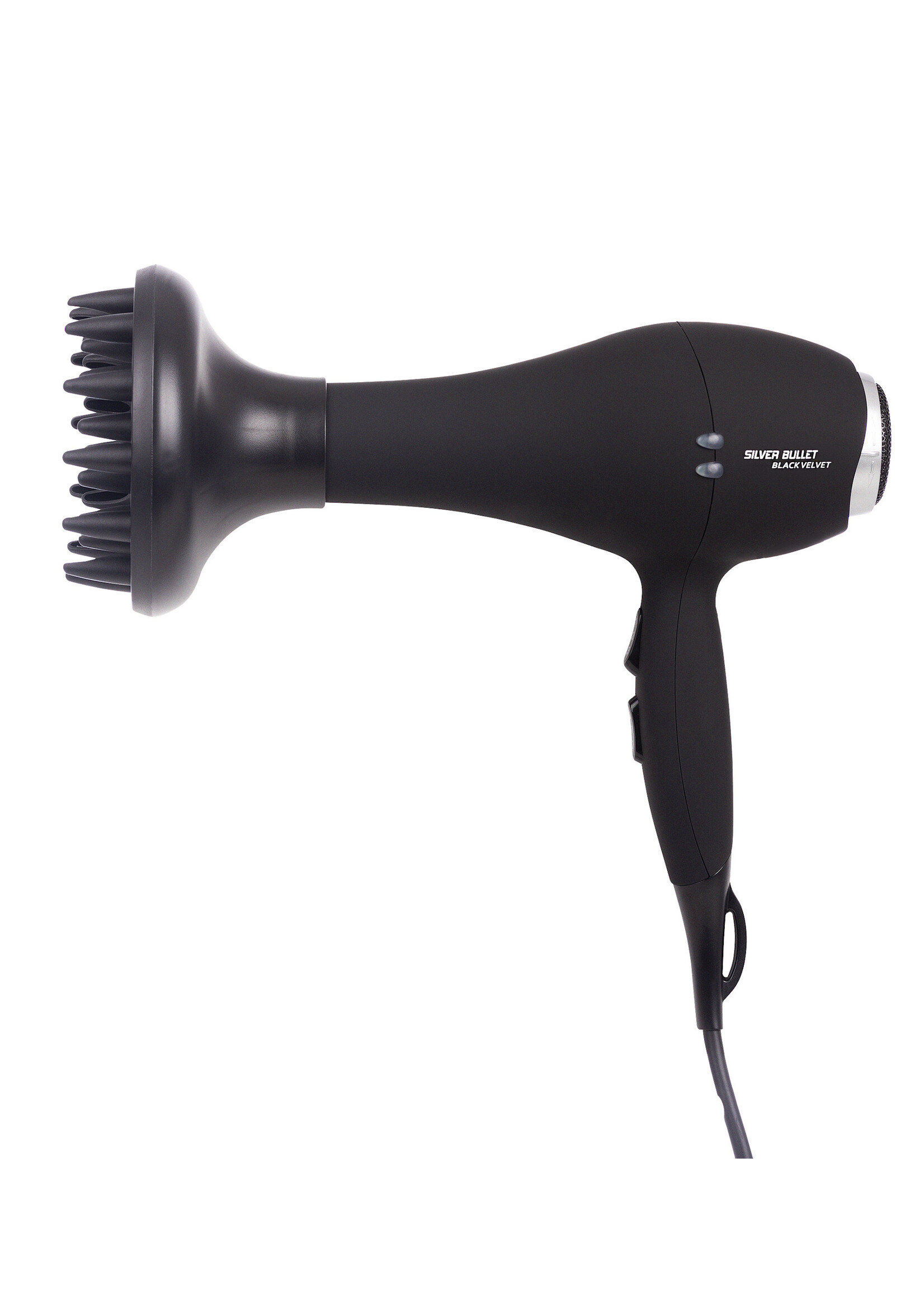 Silver Bullet Silver Bullet Black Velvet Hair Dryer With Diffuser