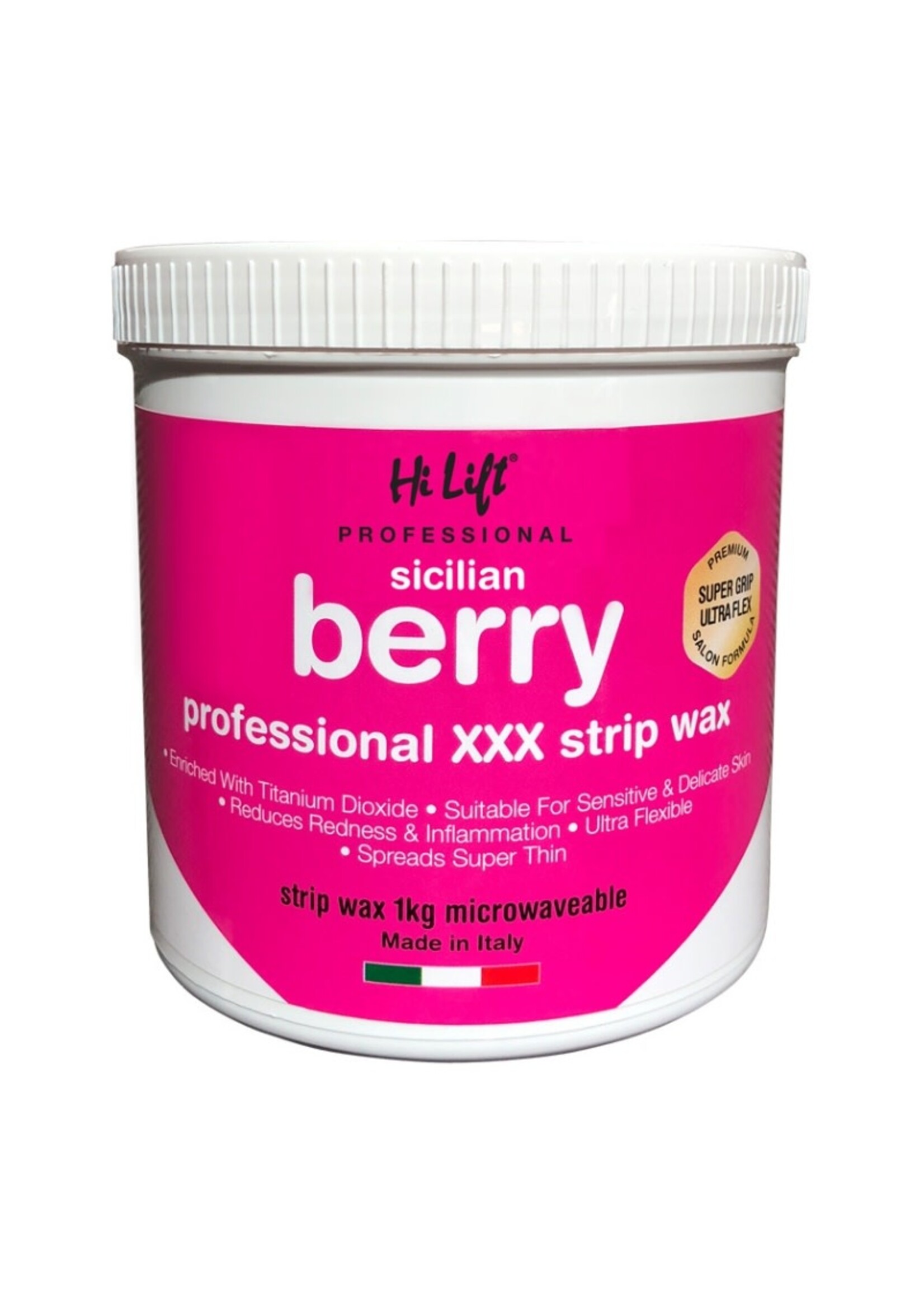 Hi Lift Hi Lift Strip Wax Tub 1kg - Sicilian Berry