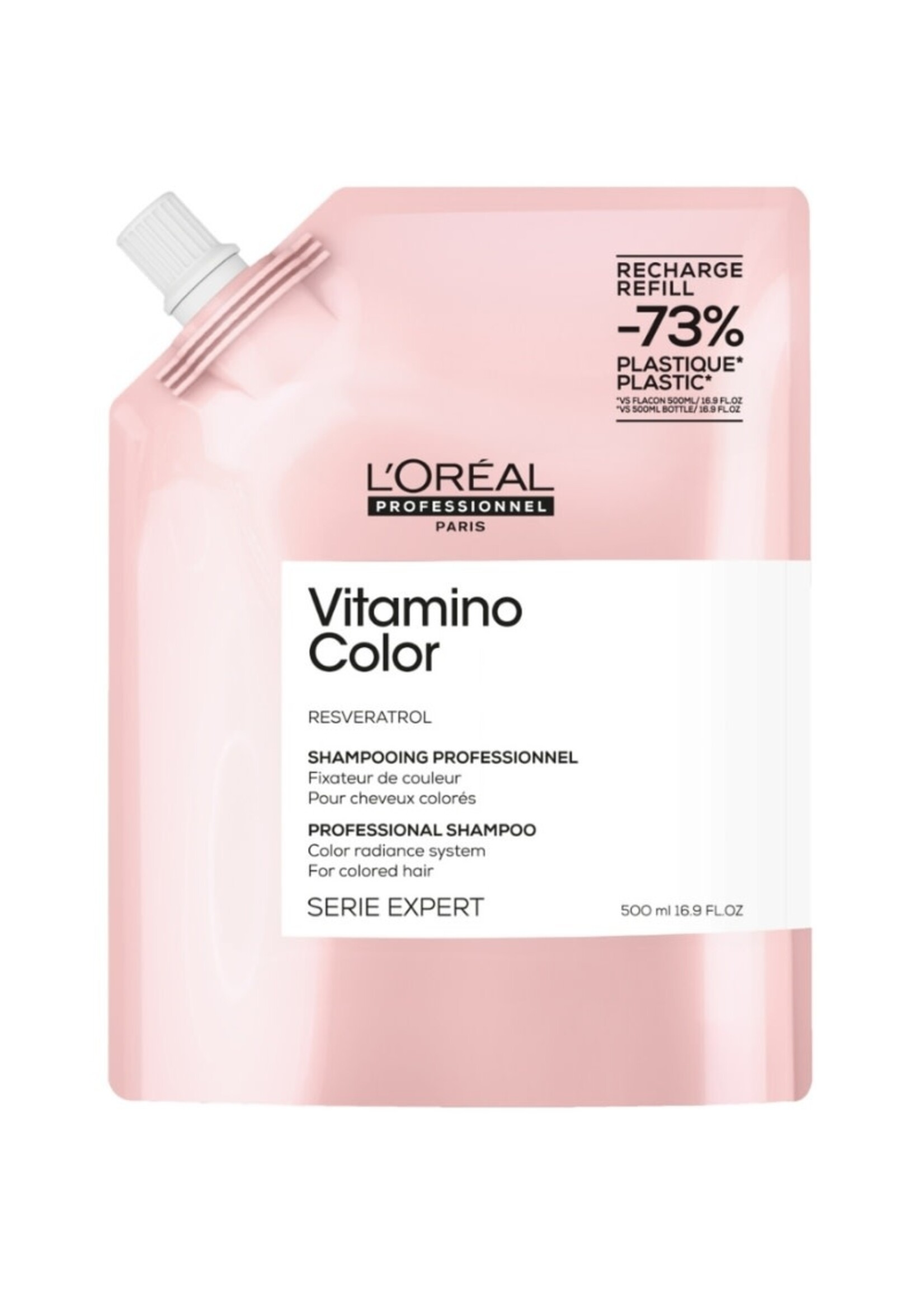 Loreal Professional Loreal Serie Expert Vitamino Color Shampoo Refill Pouch 500ml