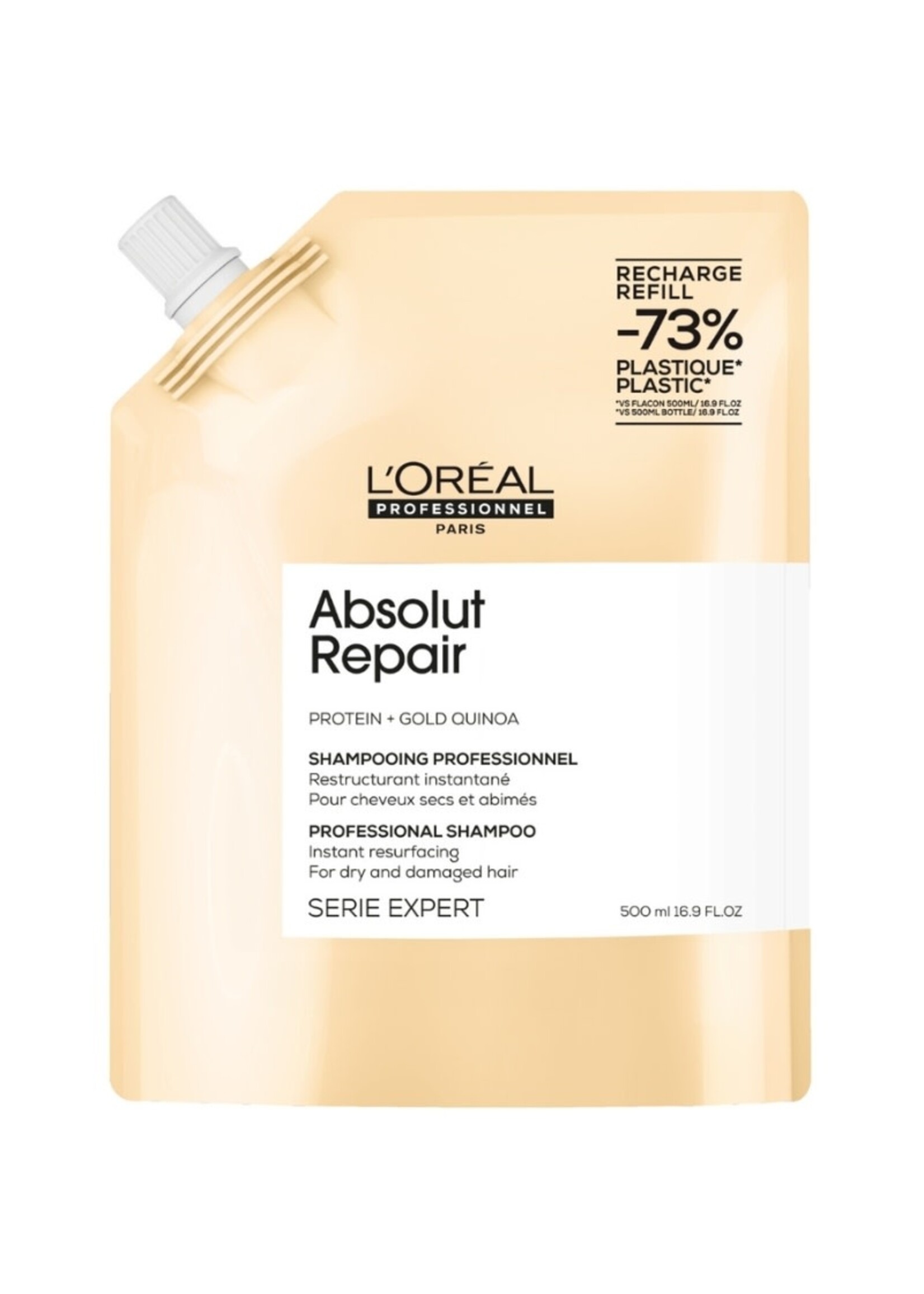 Loreal Professional Loreal Serie Expert Absolut Repair Shampoo Refill Pouch 500ml