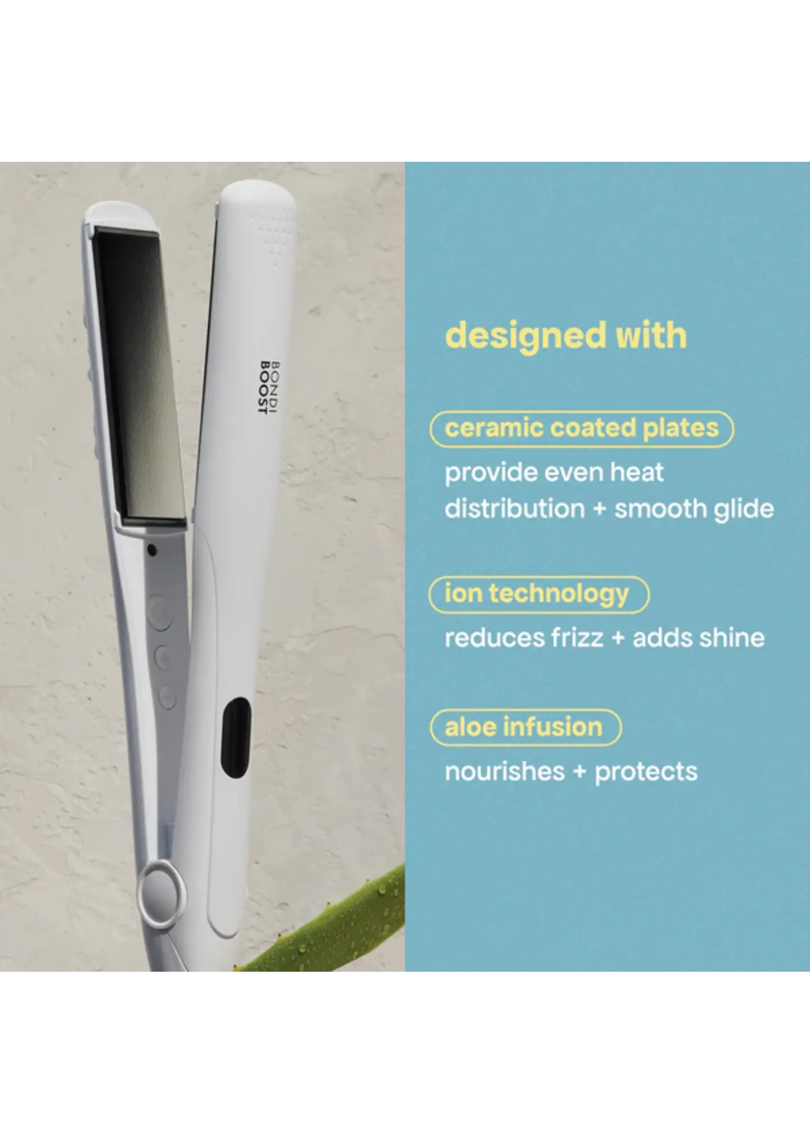 Bondi Boost Bondi Boost Aloe Infused Ceramic Plated Hair Straightener
