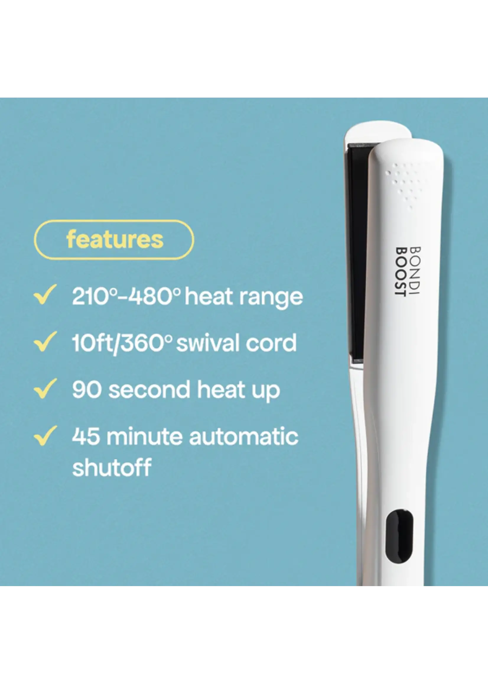 Bondi Boost Bondi Boost Aloe Infused Ceramic Plated Hair Straightener