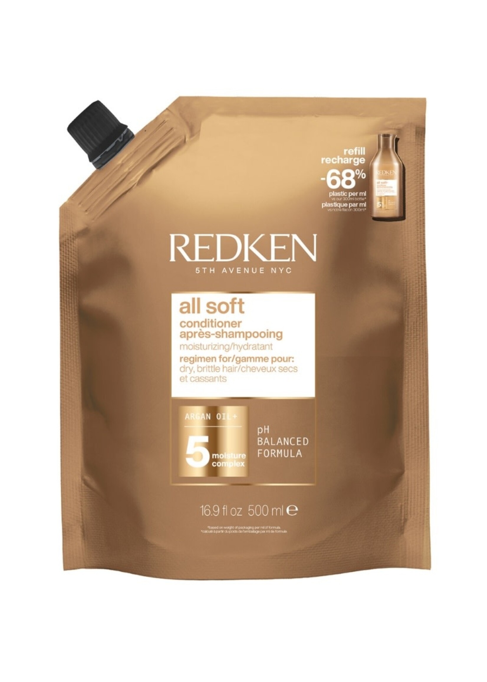 Redken Redken All Soft Conditioner Refill Pouch 500ml