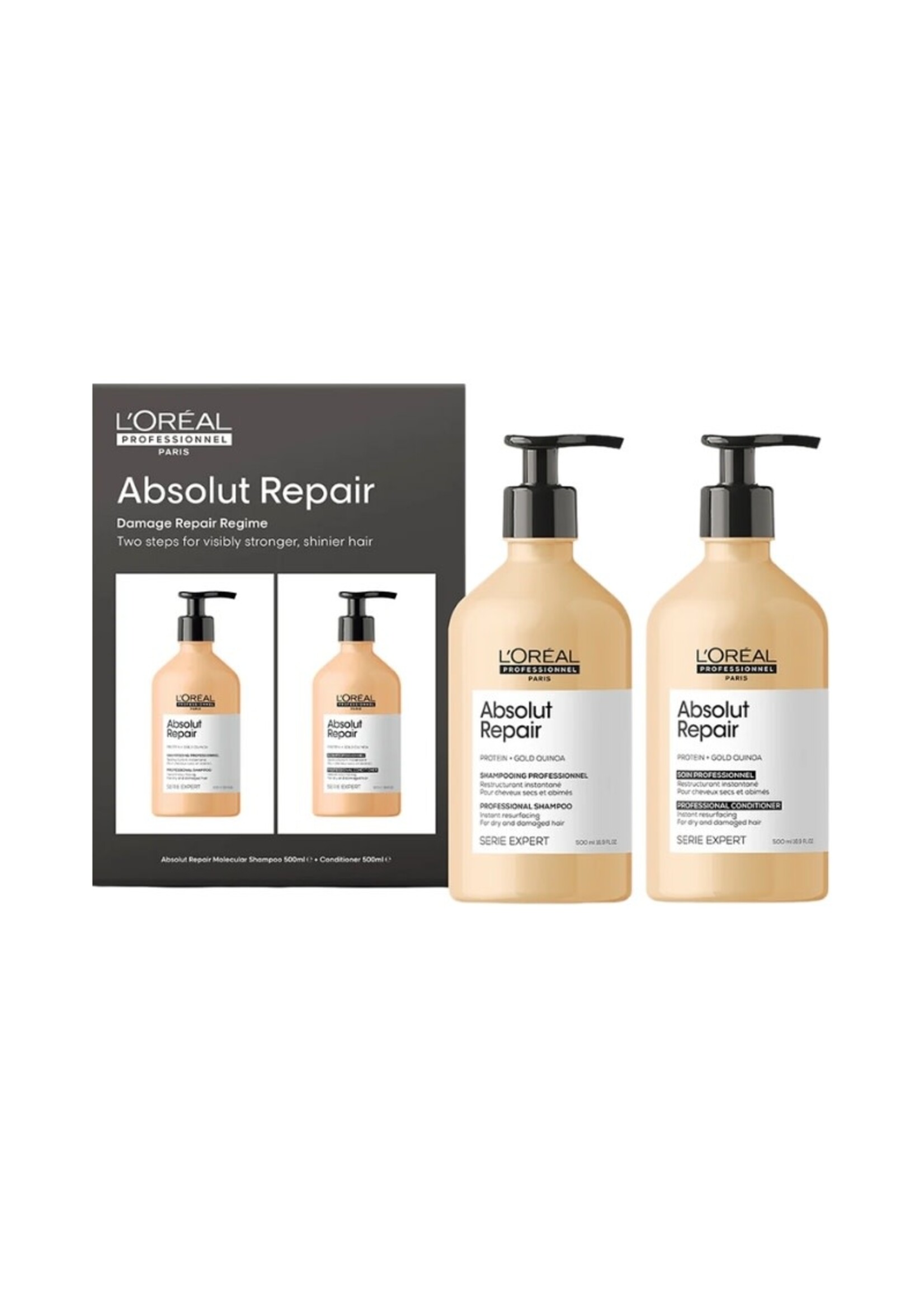 Loreal Professional Loreal Xmas 2025 Absolut Repair 500ml Duo Pack