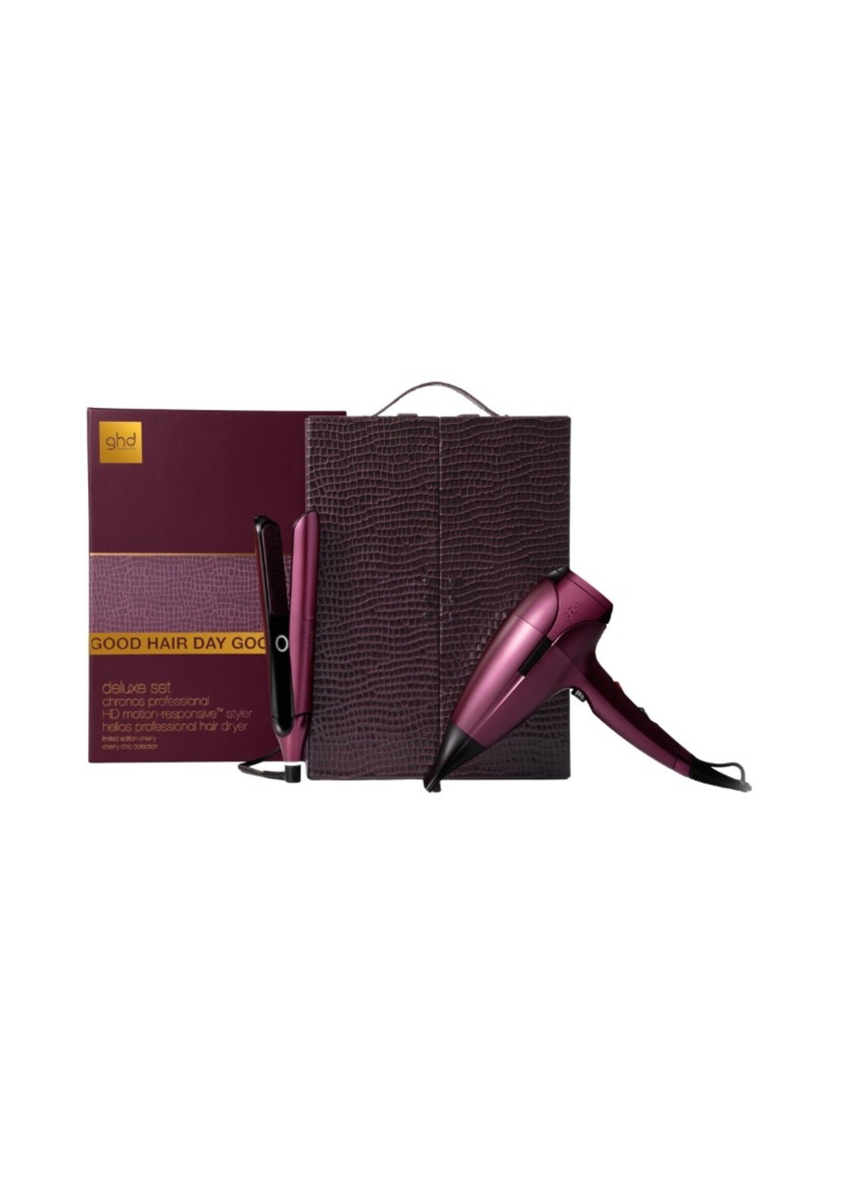GHD GHD Xmas 2025 Cherry Chic Collection Limited Edition Deluxe Gift Set